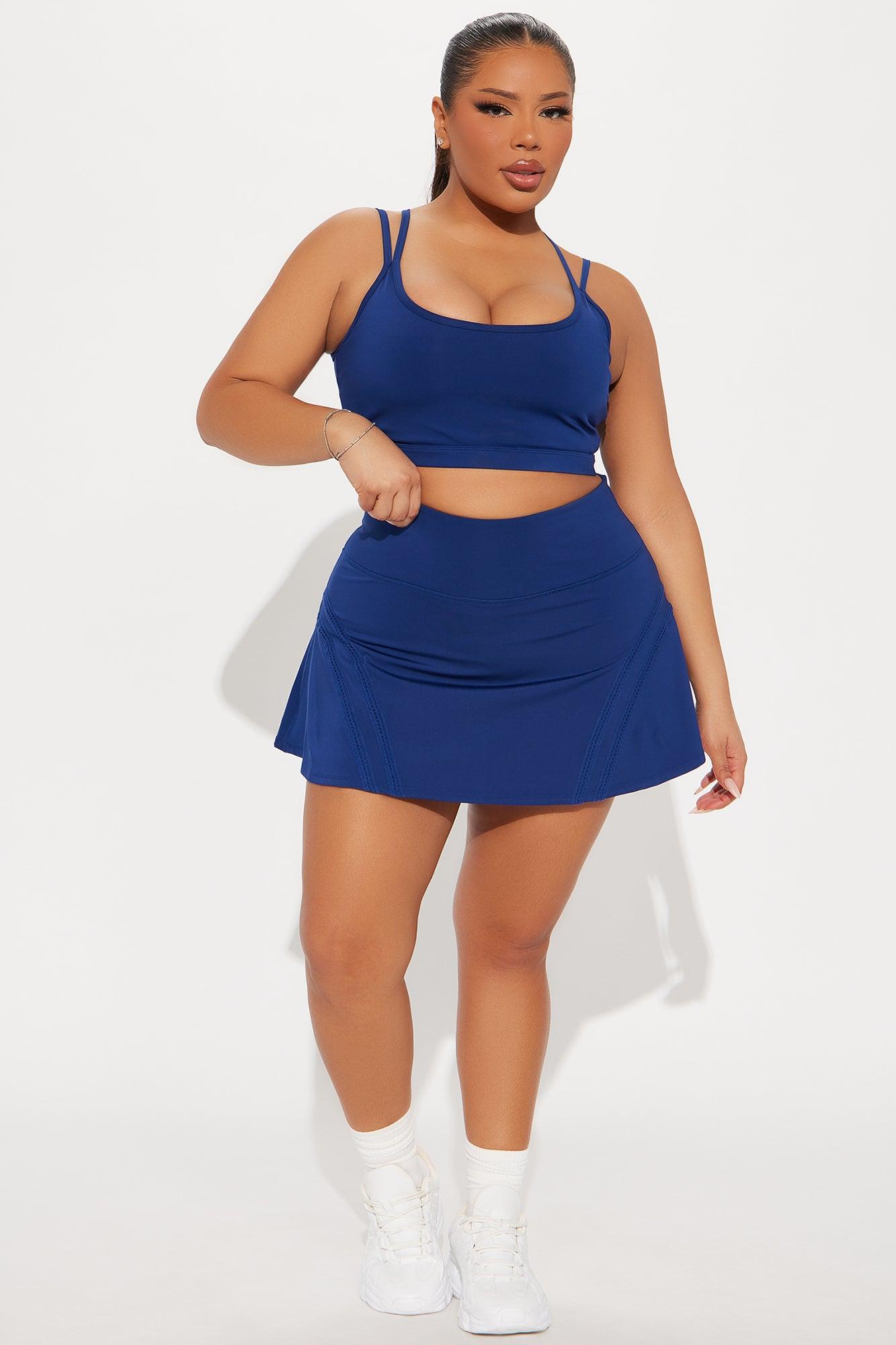 Playing Doubles Elevate Active Skirt - Midnight Blue Product Image