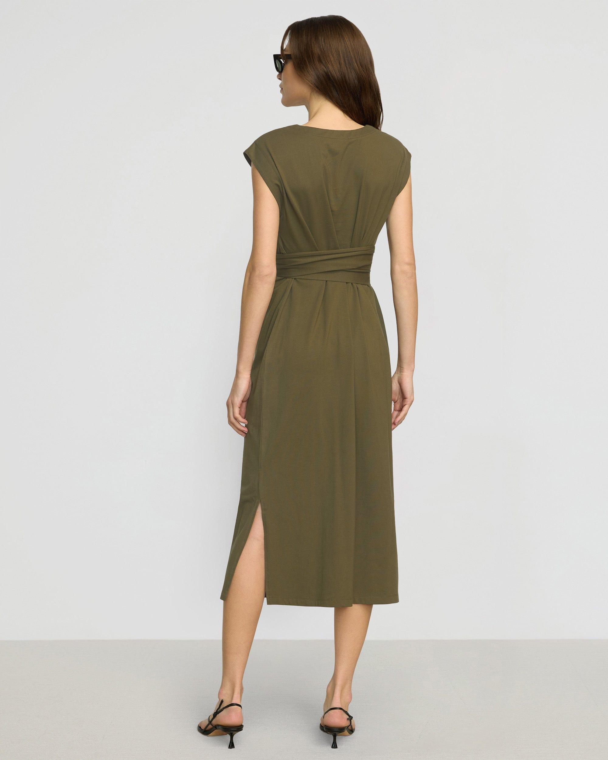 Fei Tie-Front Organic Cotton Dress Product Image