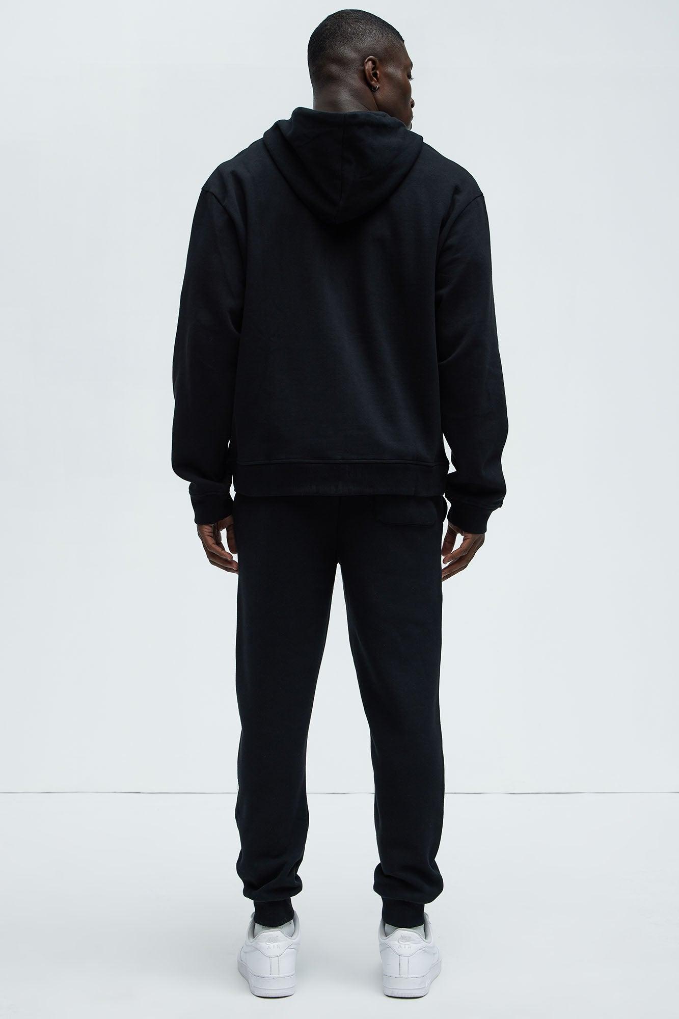 Tyson Zip Up Hoodie - Black Product Image