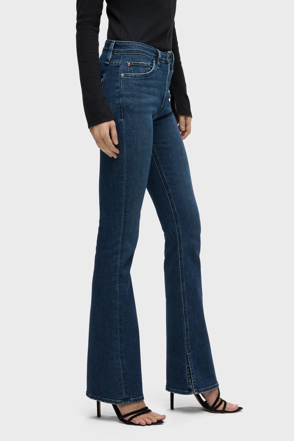 Barbara High-Rise Bootcut w/ Flap Jean Female Product Image
