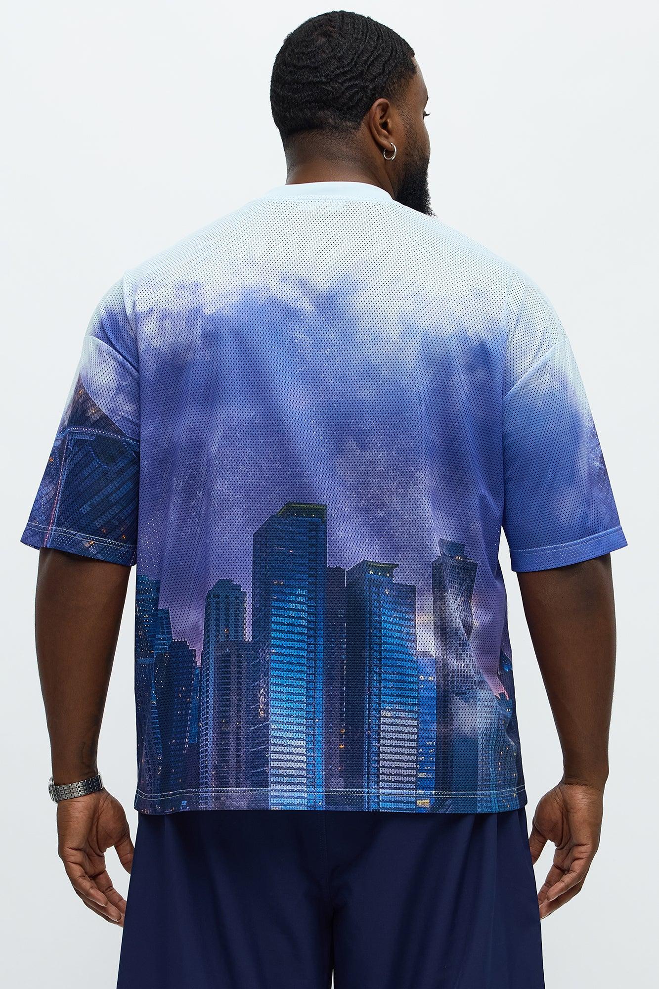 Regular Fit Chicago Tshirt - Blue/combo Male Product Image