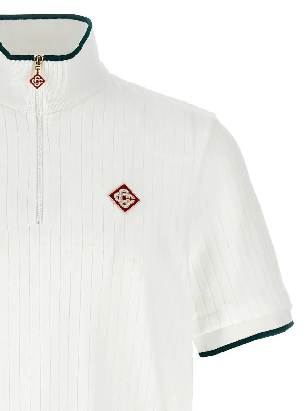 ribbed velvet T-shirt Product Image