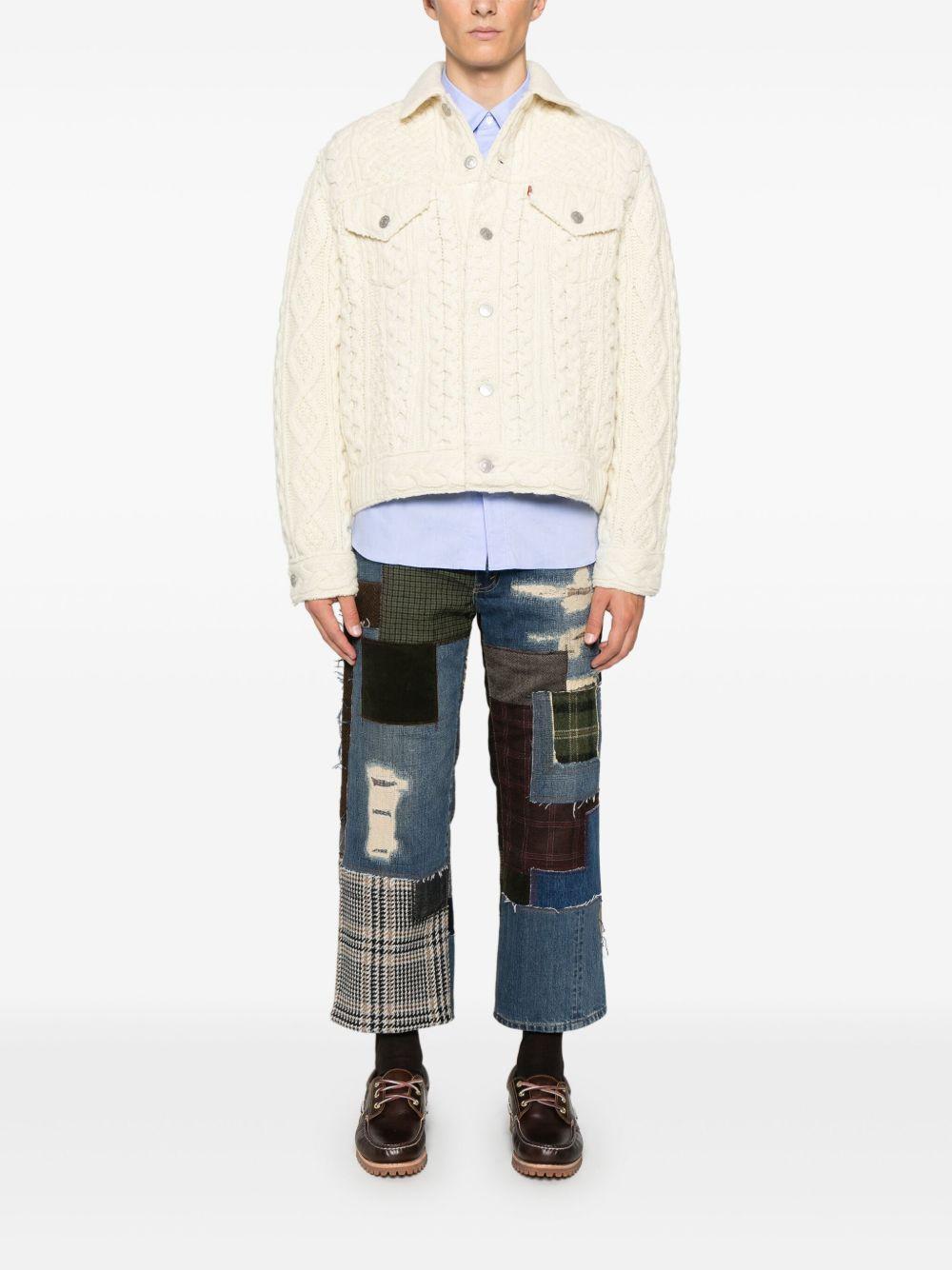 x Levi&apos;s® patchwork-design jeans Product Image