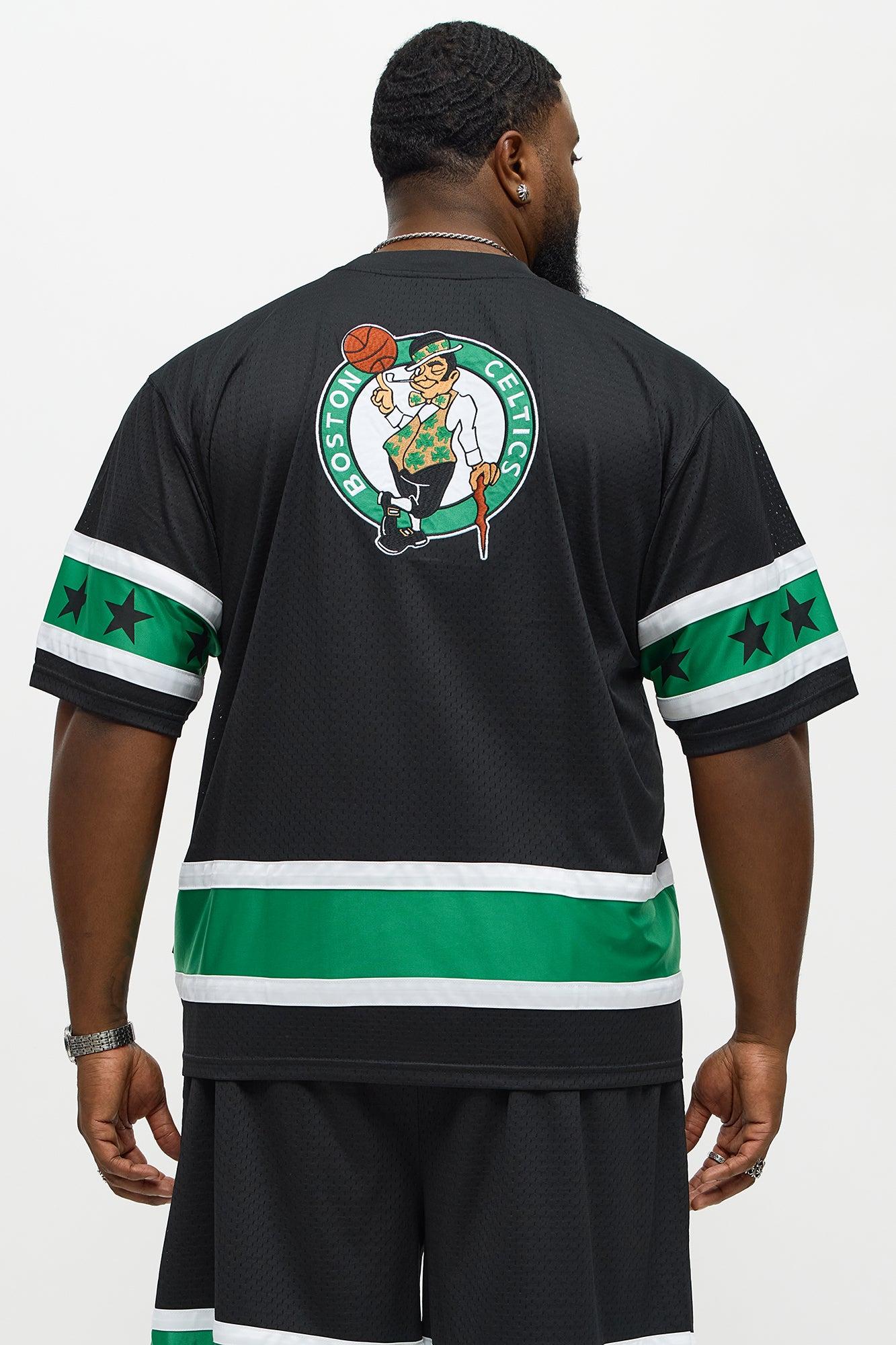 Celtics Believe The Hype Boxy Short Sleeve Top - Black Product Image