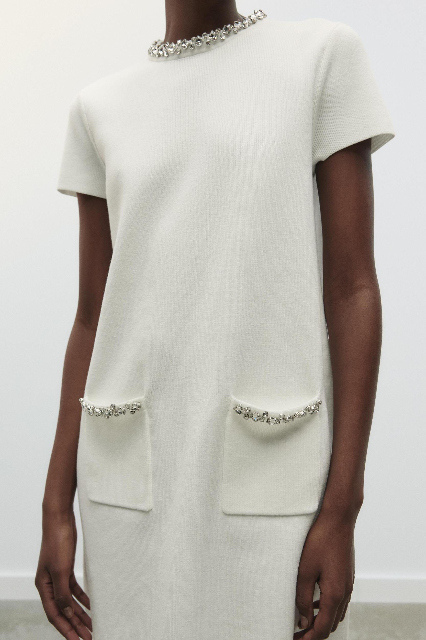 JEWEL MINI KNIT DRESS Product Image