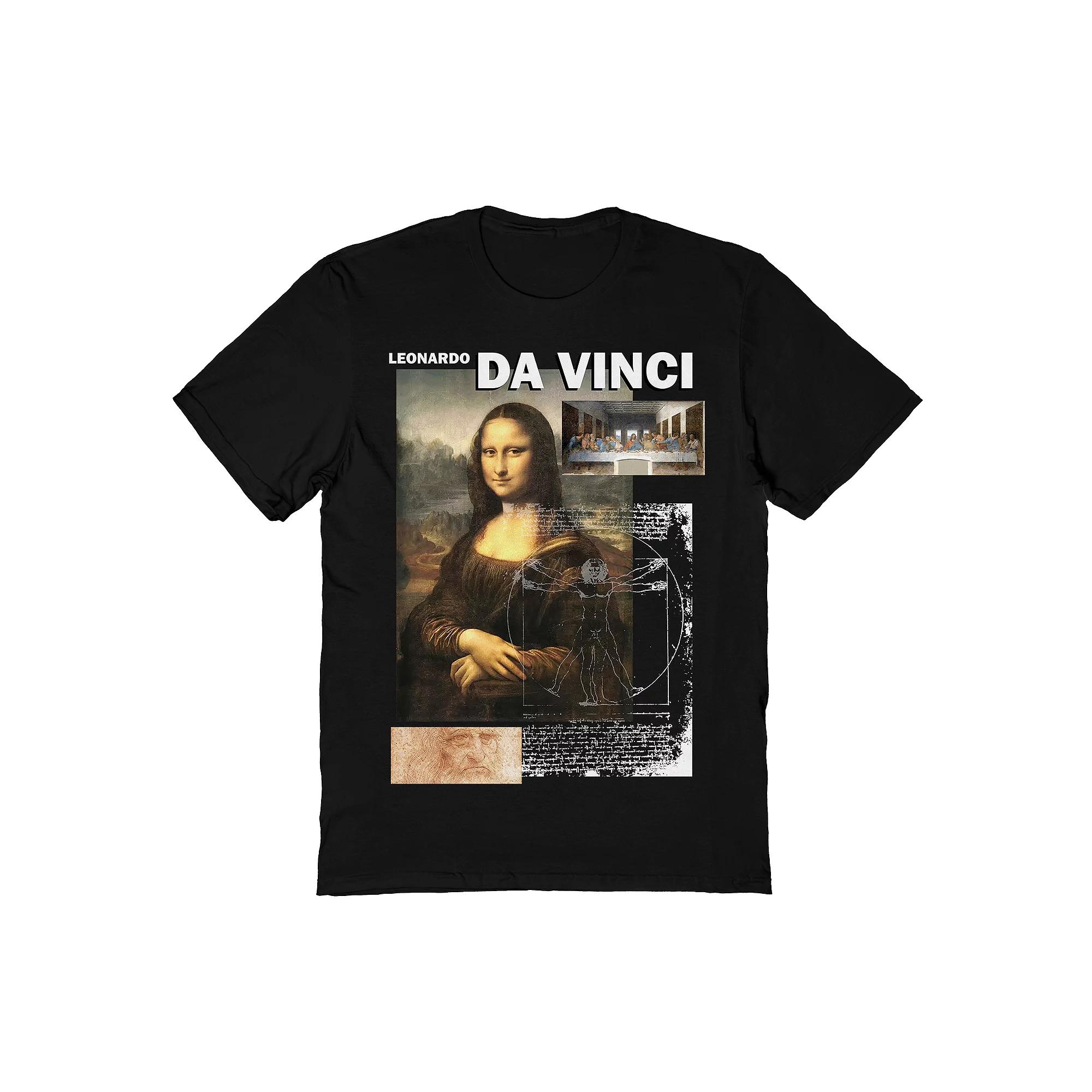 Men's Da Vinci Da Vinci Collage Tee, Size: XL, Black Product Image
