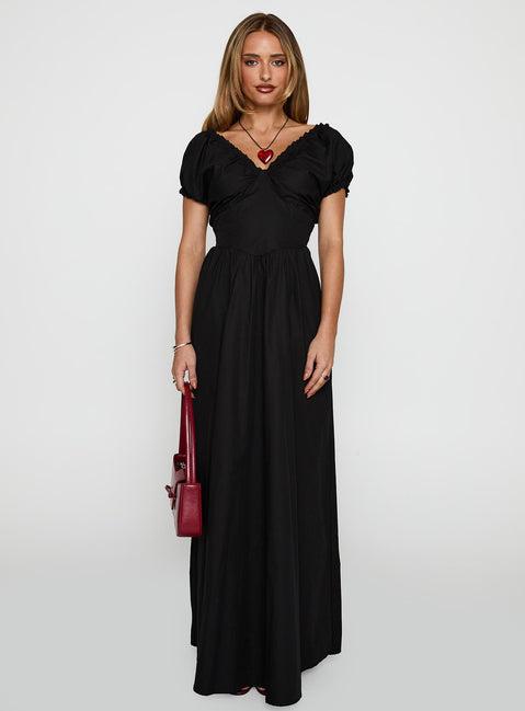 Breeanna Maxi Dress Black Product Image