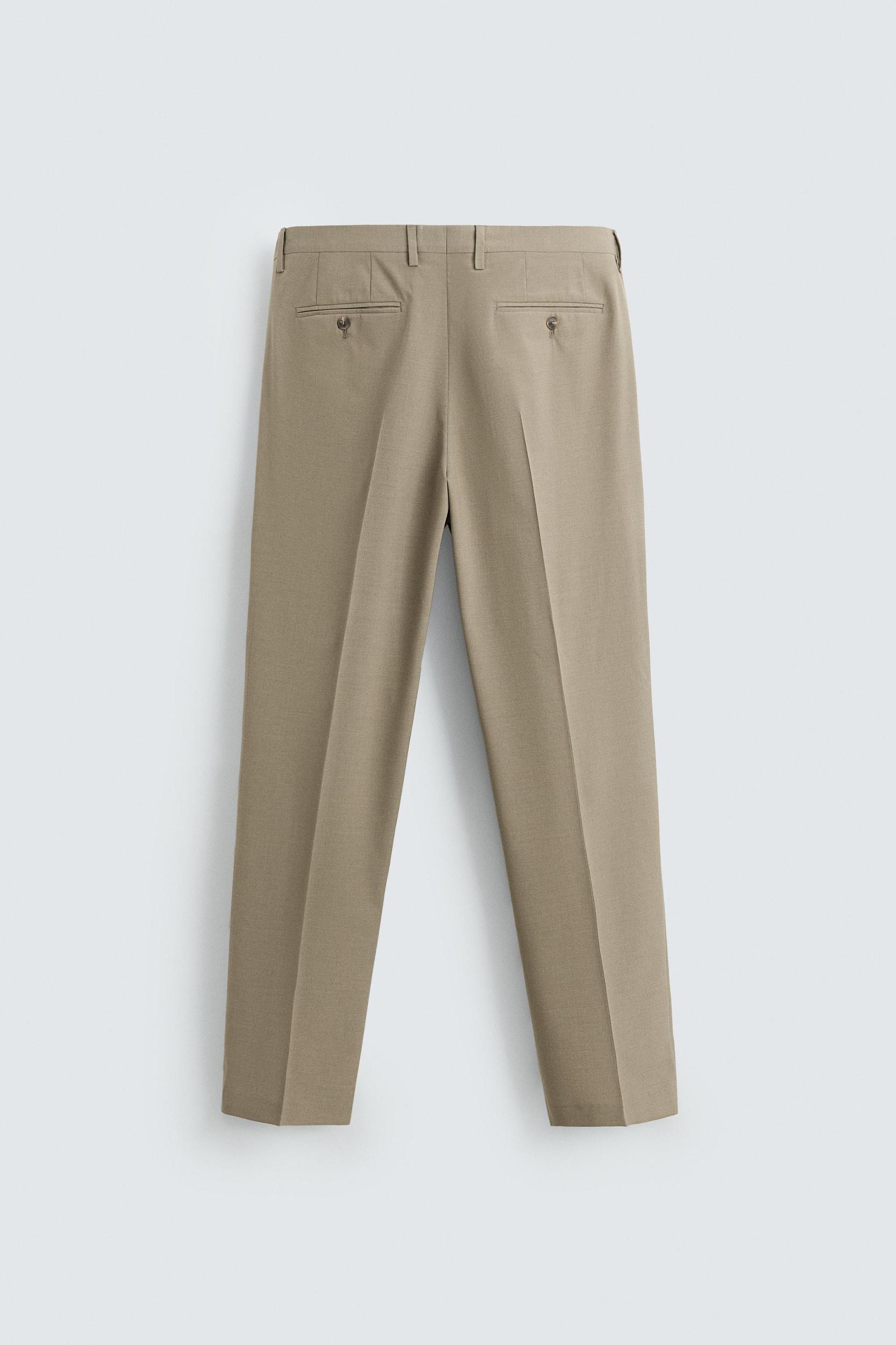 TEXTURED SUIT PANTS Product Image