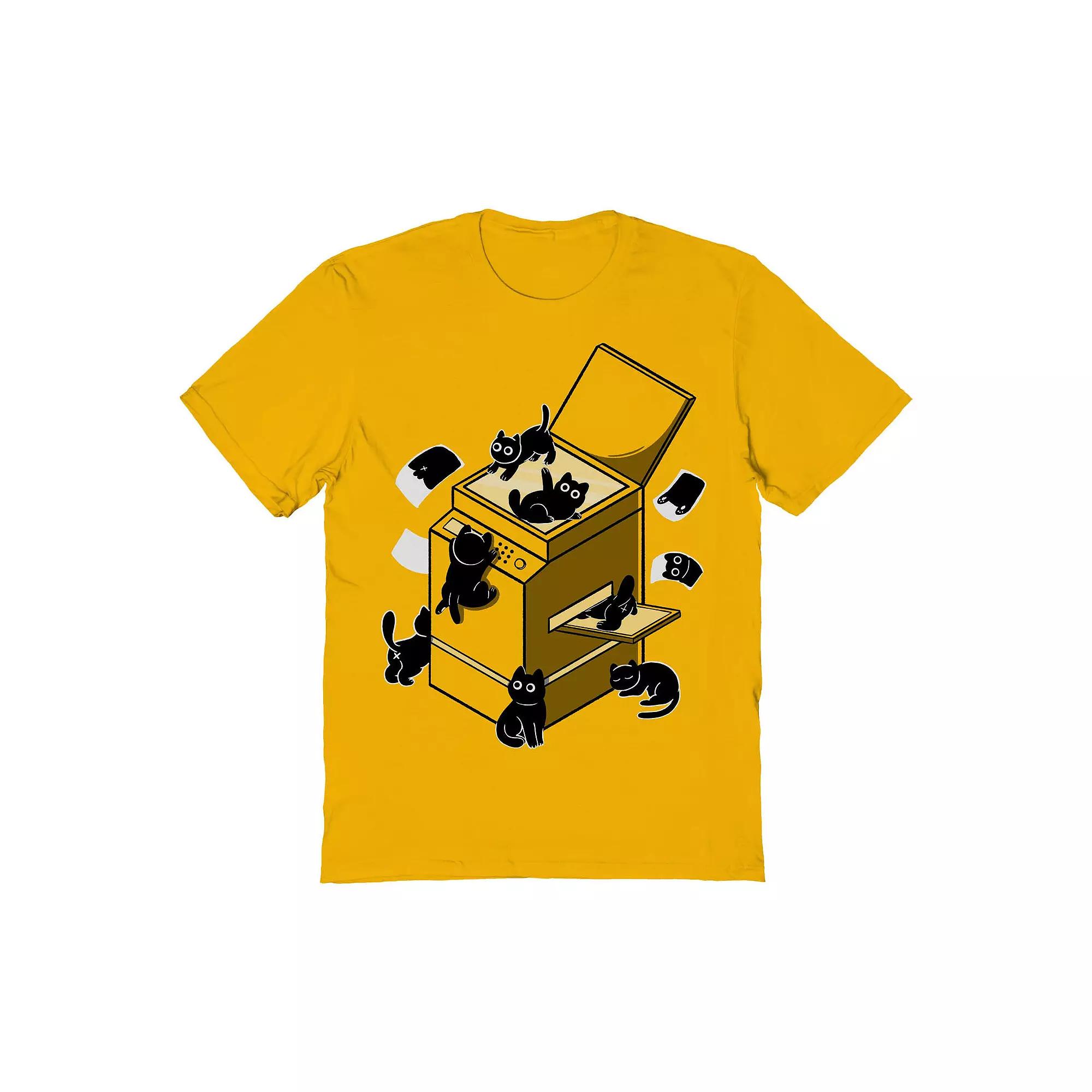 Men's COLAB89 by Threadless Copycat Machine Graphic Tee, Size: Large, Gold Product Image
