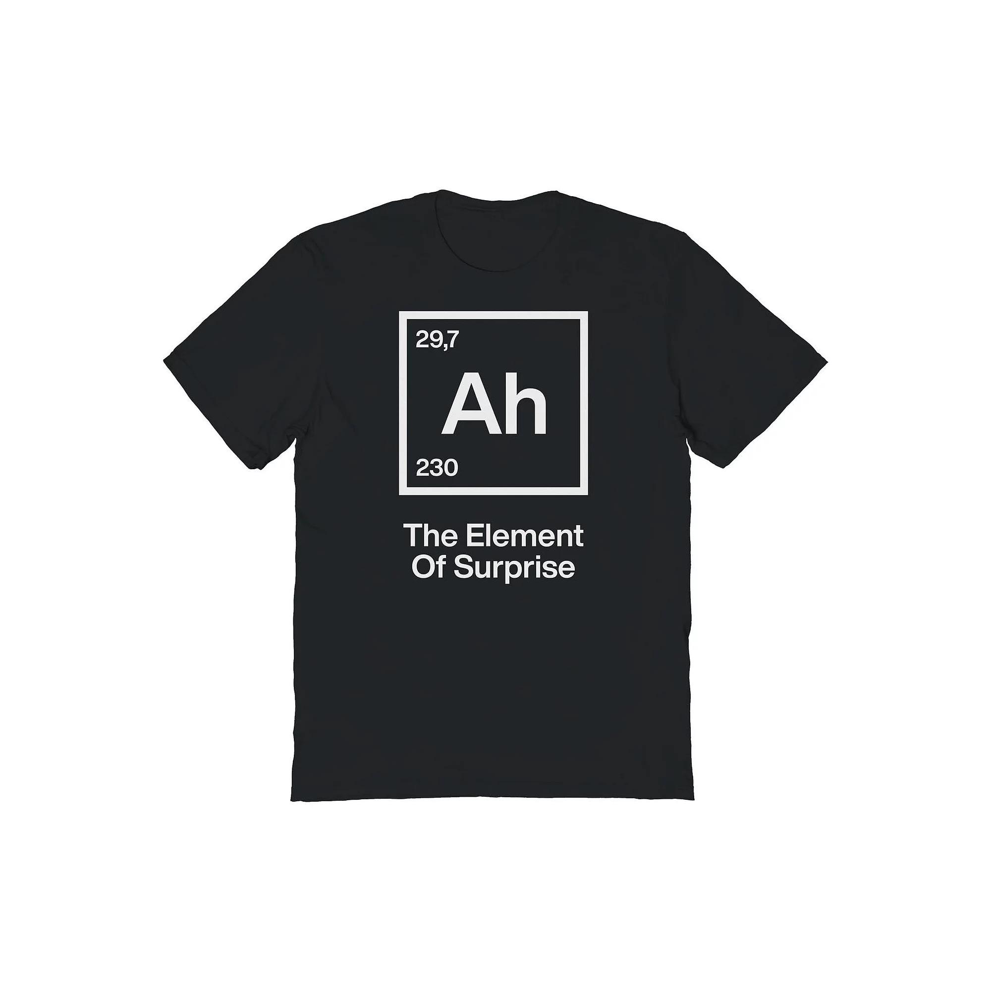 Men's COLAB89 by Threadless The Element Of Surprise Periodic System Graphic Tee, Size: Large, Black Product Image