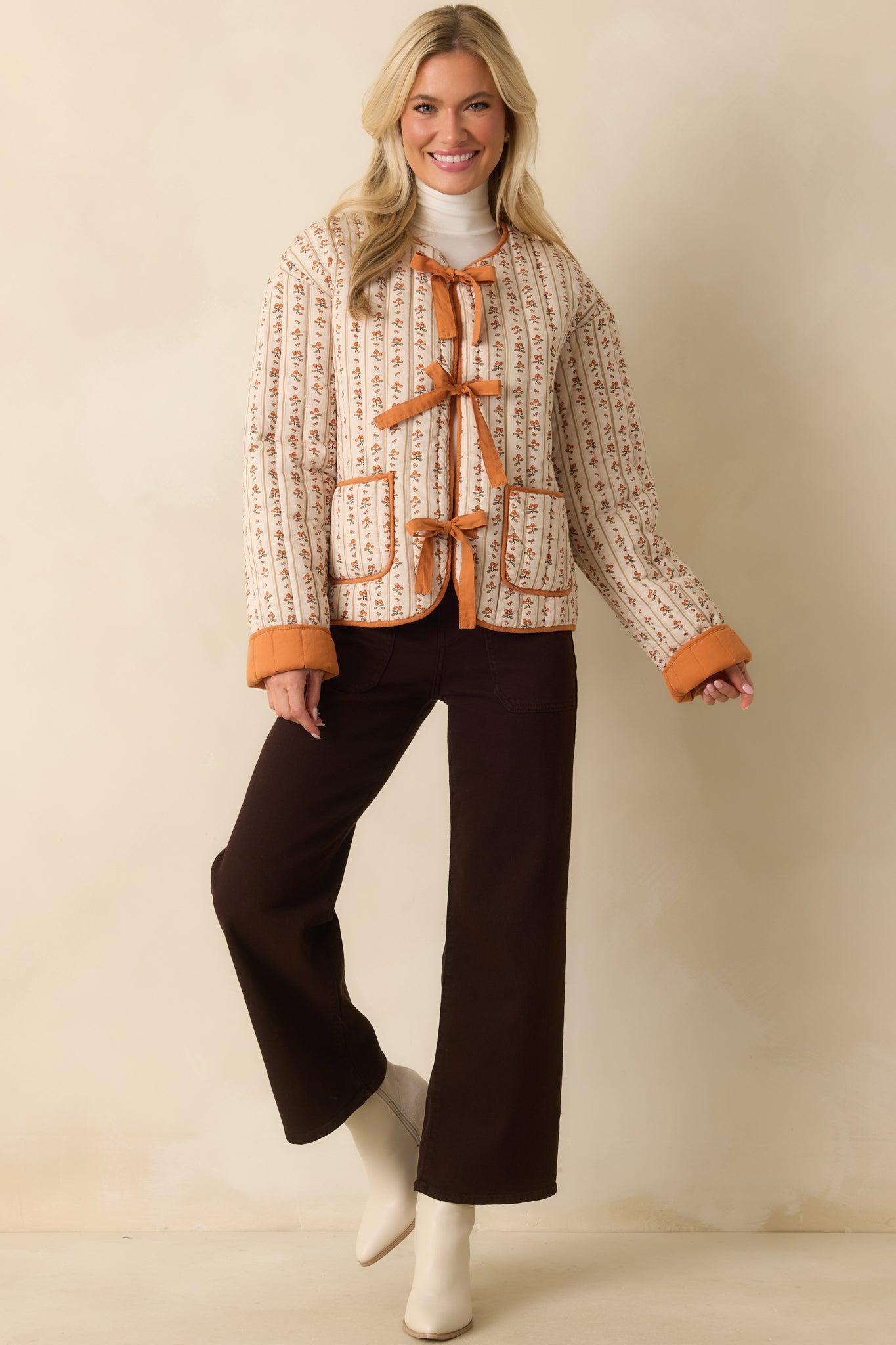 Something Amazing Dark Brown Wide Leg Jeans Product Image