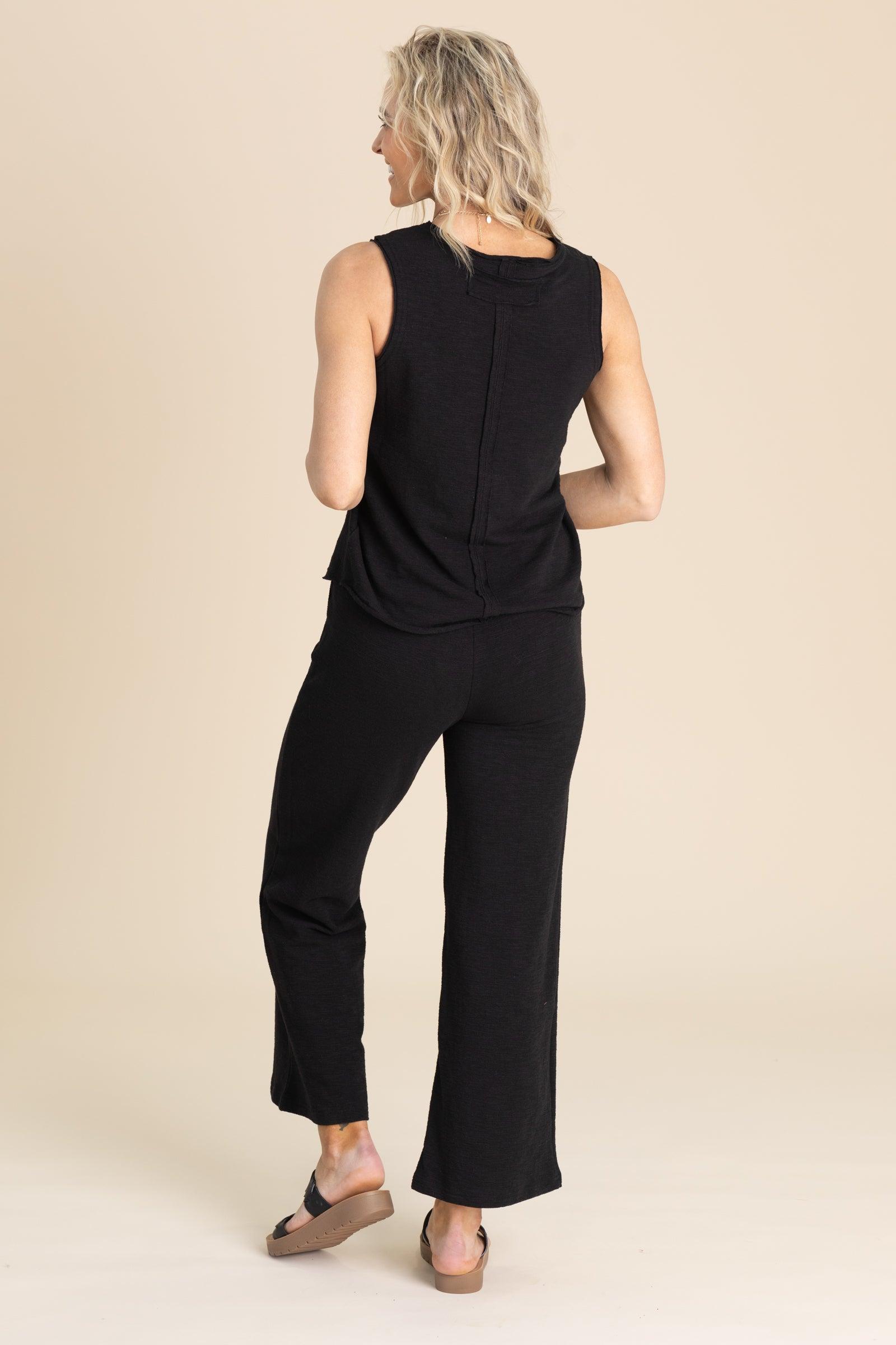 Cotton Slub Tank And Pants Set Product Image