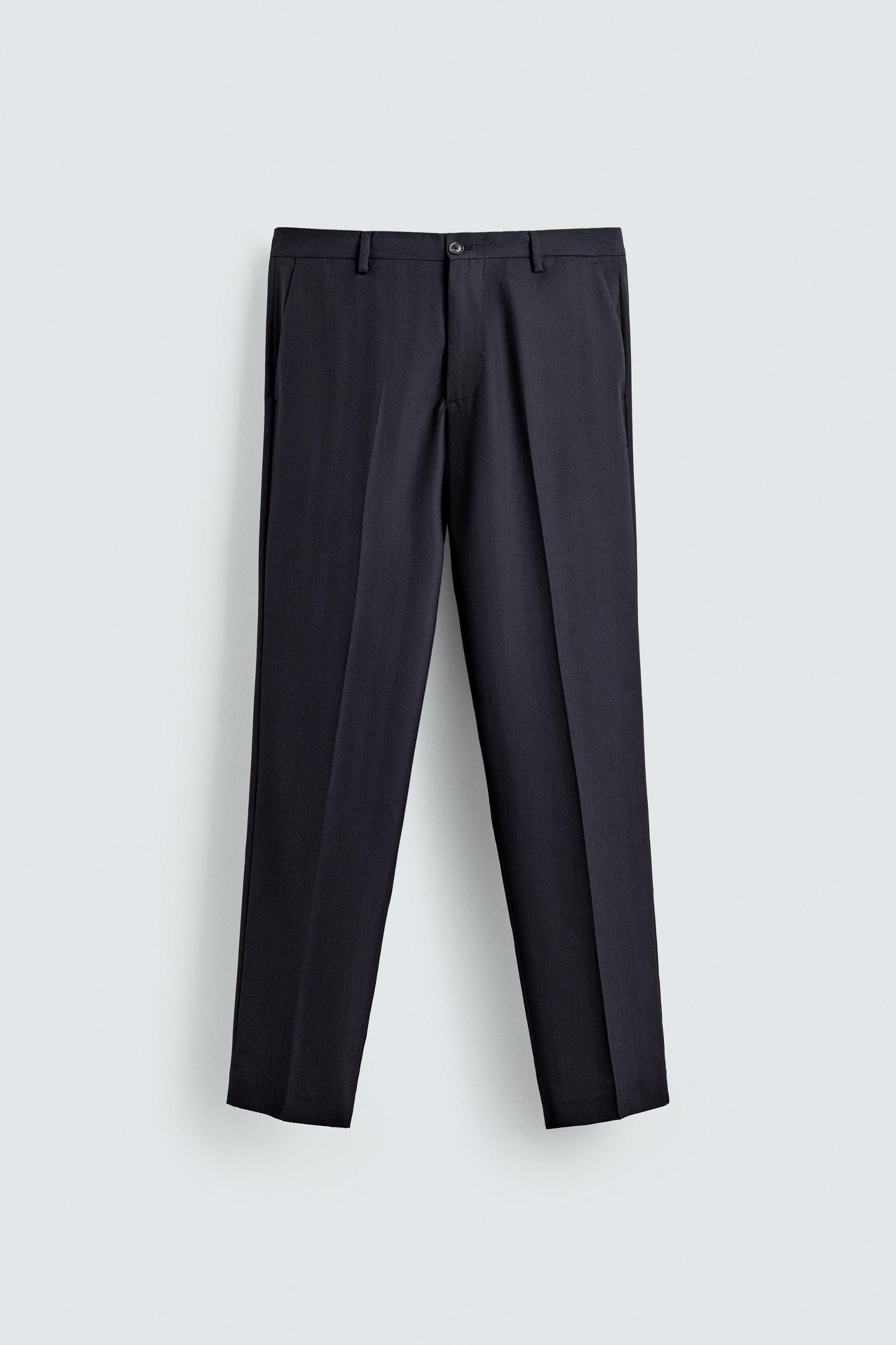 HERRINGBONE SUIT PANTS Product Image