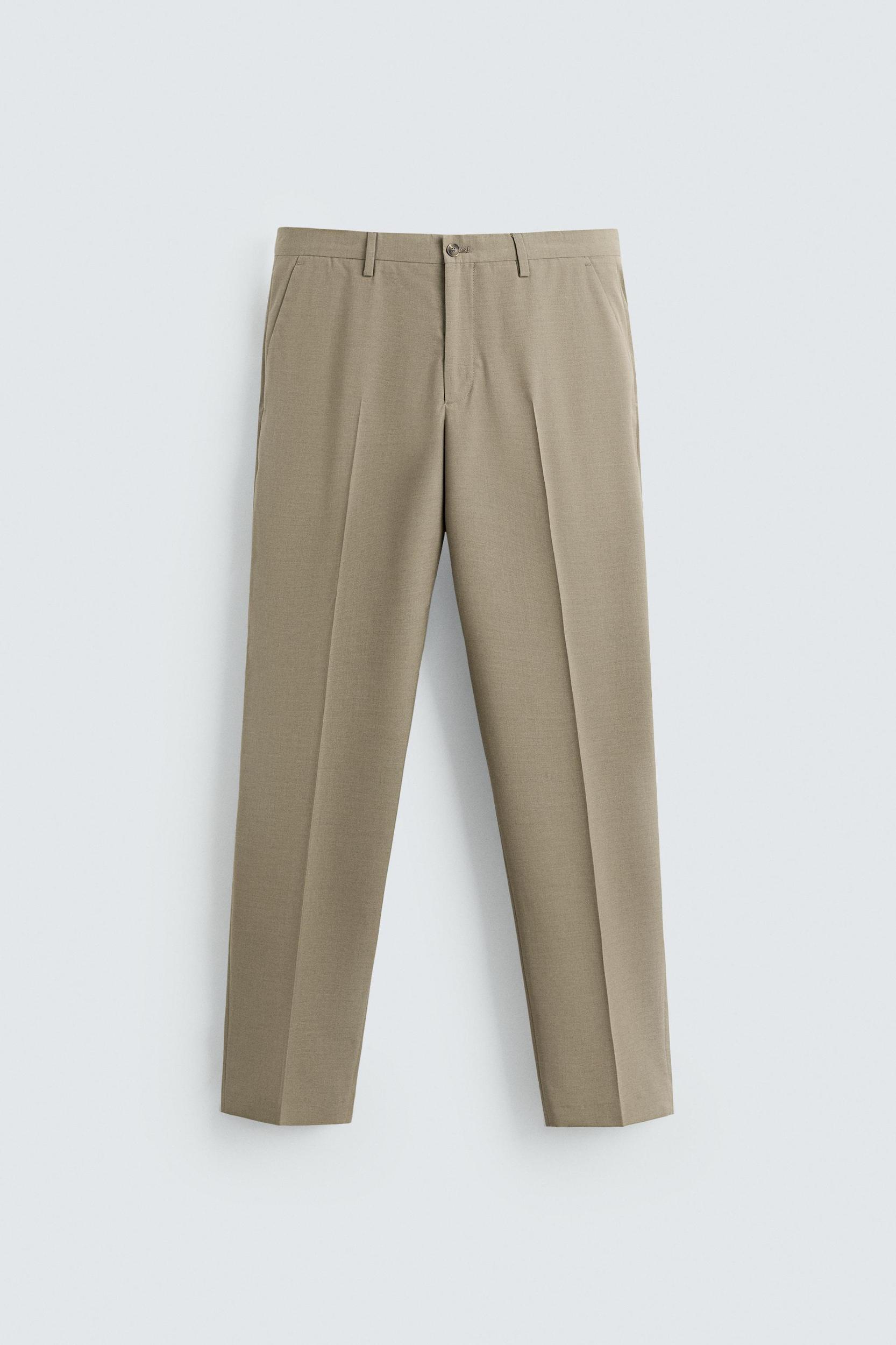 TEXTURED SUIT PANTS Product Image