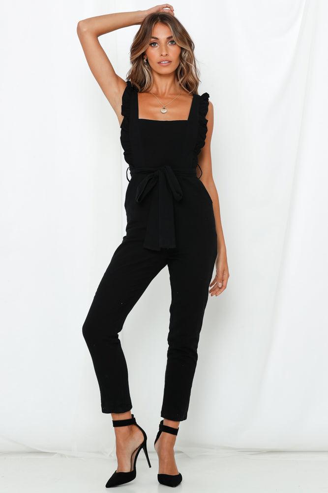 My Kind Of Night Jumpsuit Black Product Image