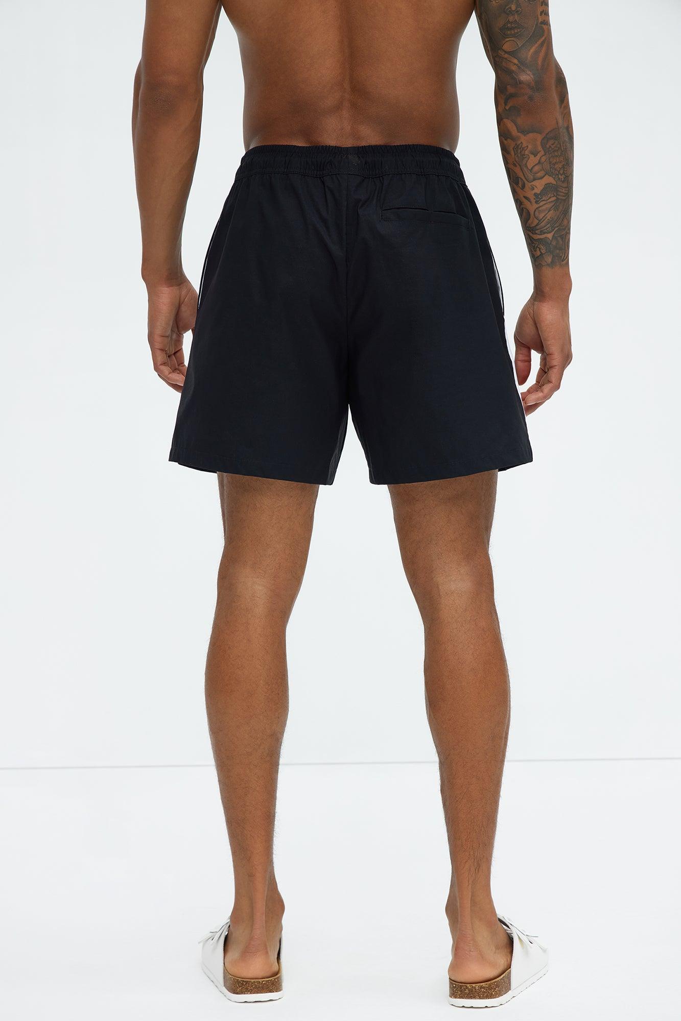 Side Taping Swim Classic Trunk - Black Product Image