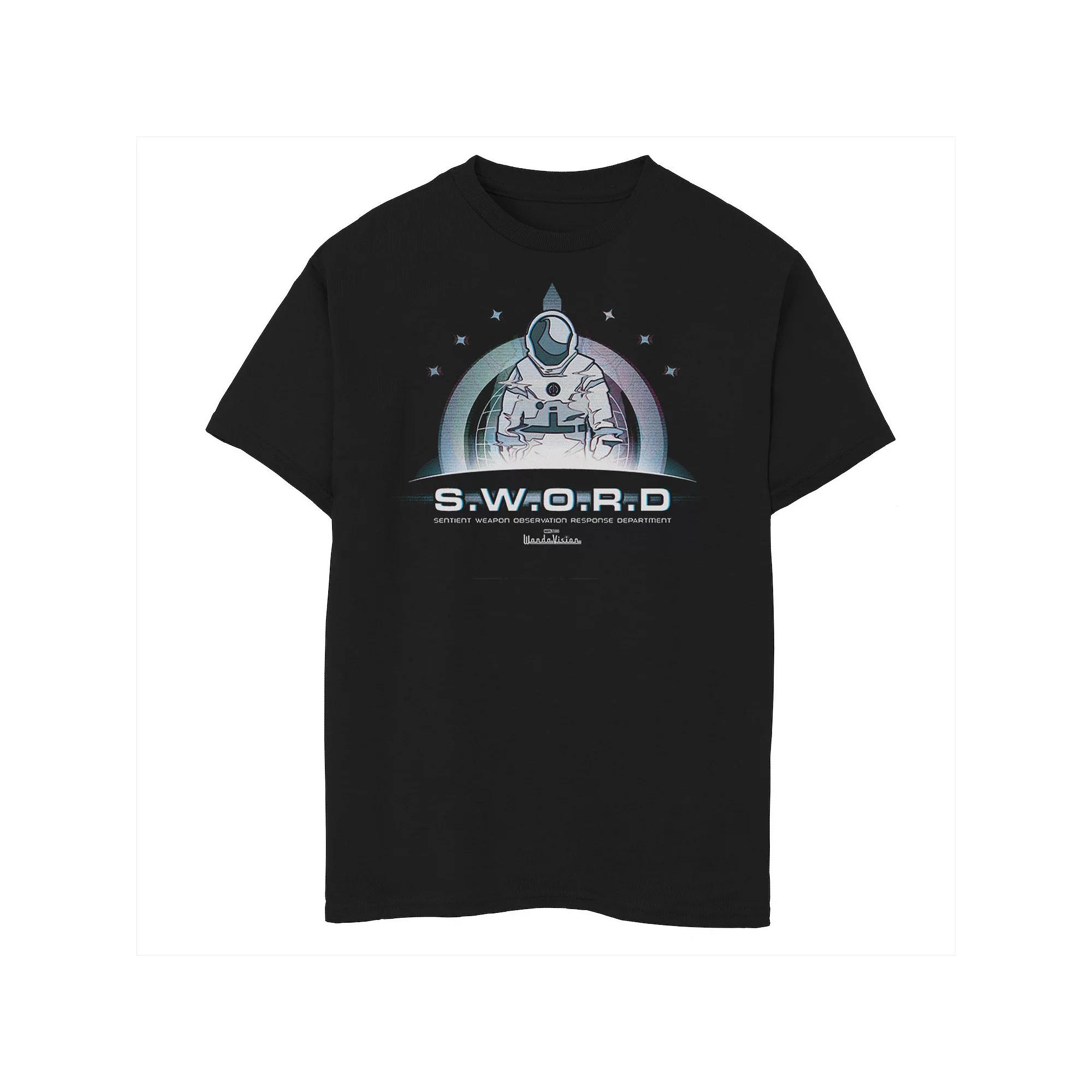 Disney's Peter Pan Boys 6-20 Never Land Map Vintage Poster Graphic Tee, Boy's,  Product Image