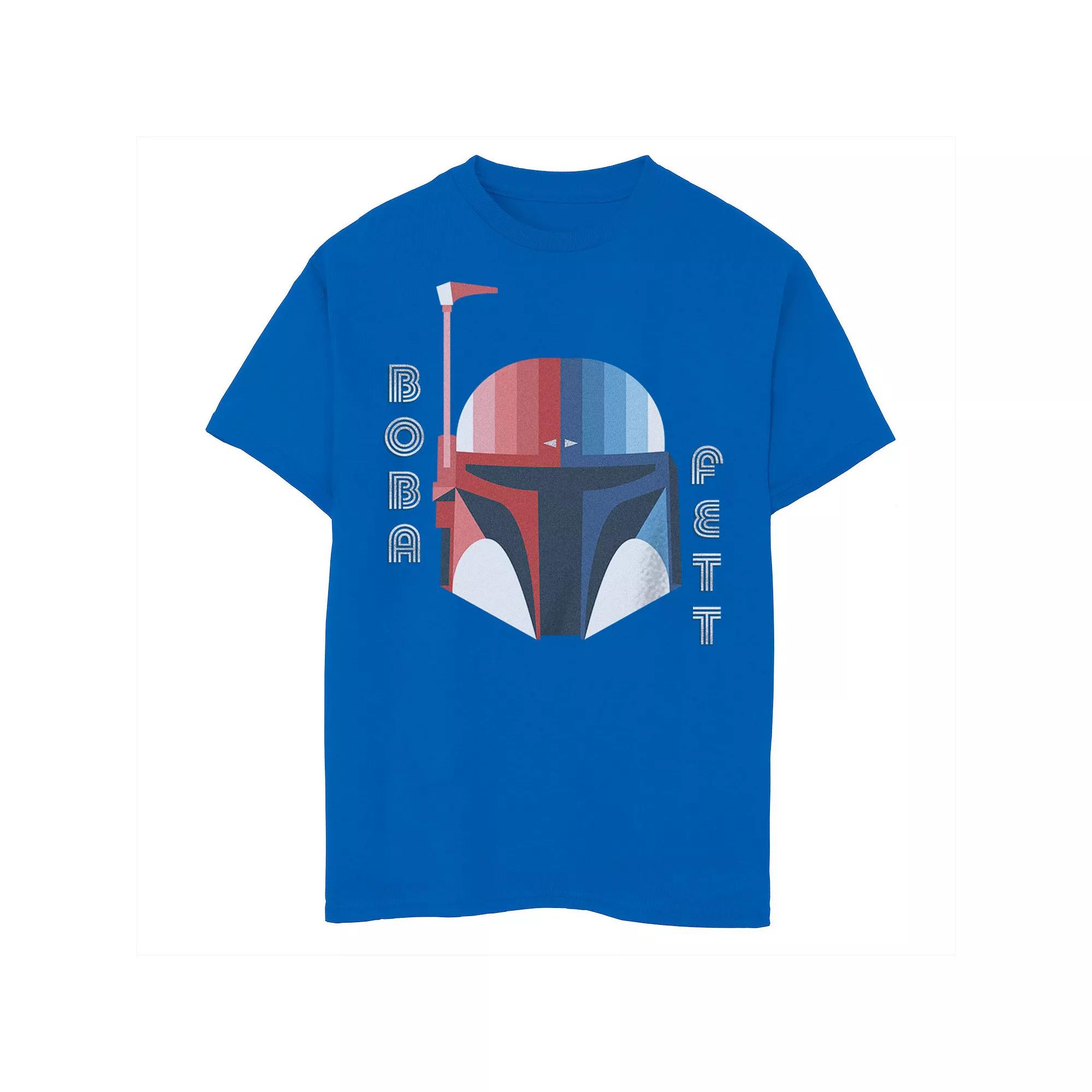 Boys 8-20 Marvel Avengers Endgame Iron Man Hexagon Portrait Tee, Boy's, Size: Medium, Blue Product Image