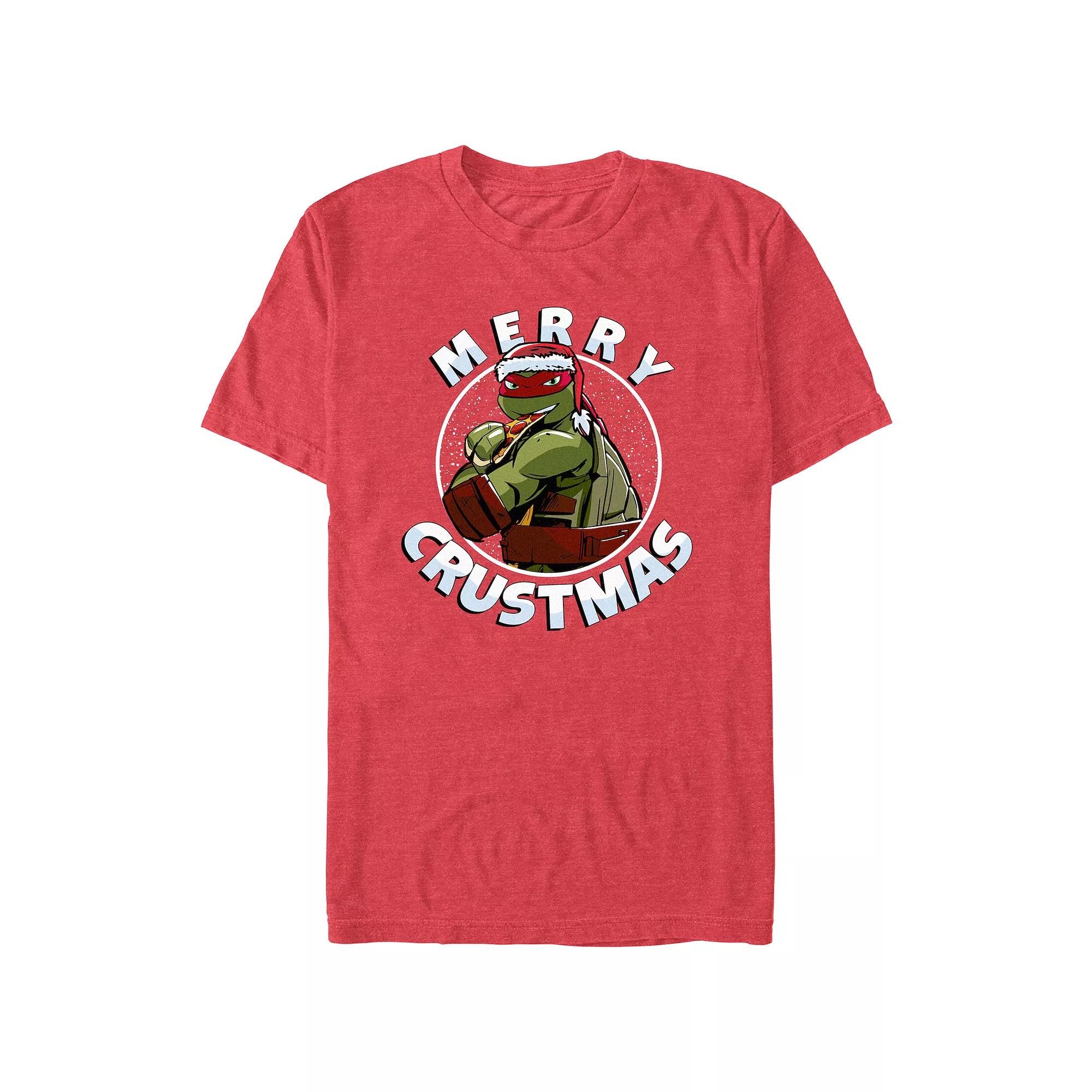 Men's Teenage Mutant Ninja Turtles Merry Crustmas Graphic Tee,  Product Image