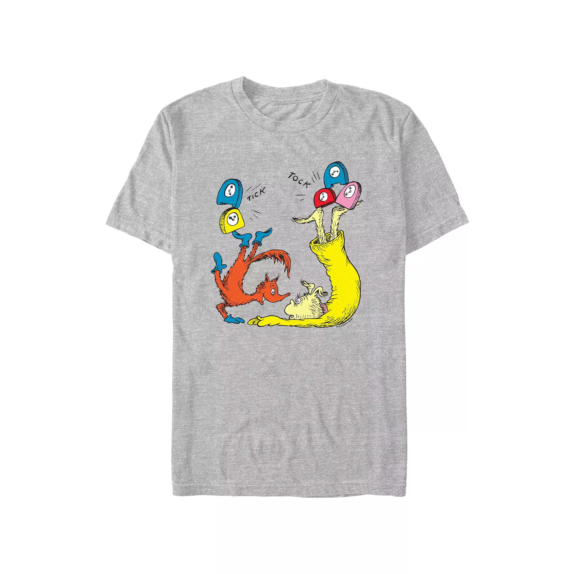 Men's Dr. Seuss Tick Tock Fox Guy Graphic Tee,  Product Image
