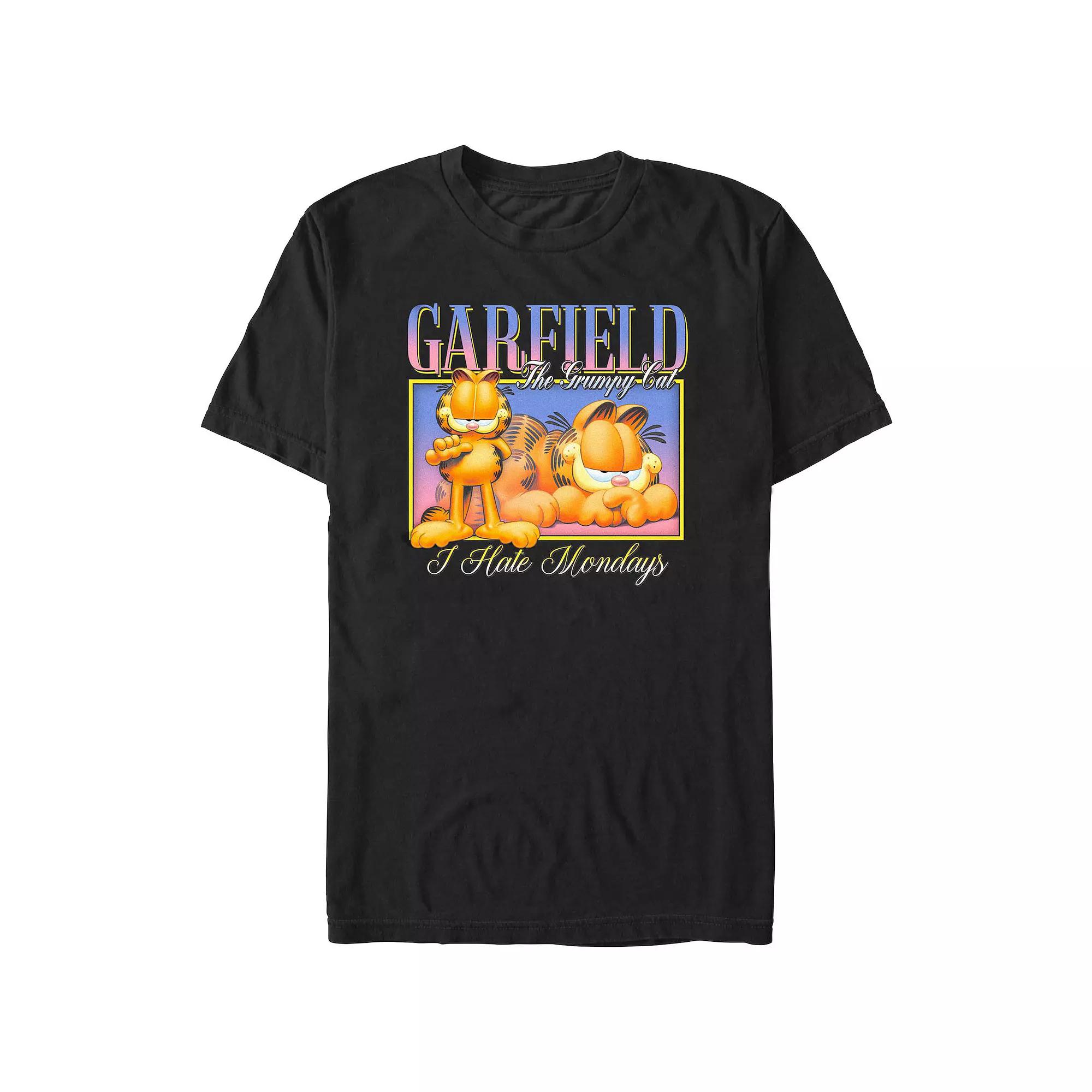 Men's Garfield The Grumpy Cat Portrait Graphic Tee,  Product Image