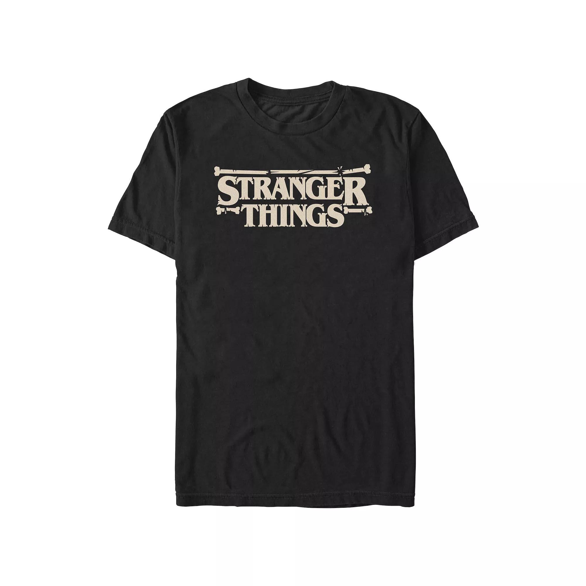 Men's Stranger Things Bones Logo Graphic Tee,  Product Image