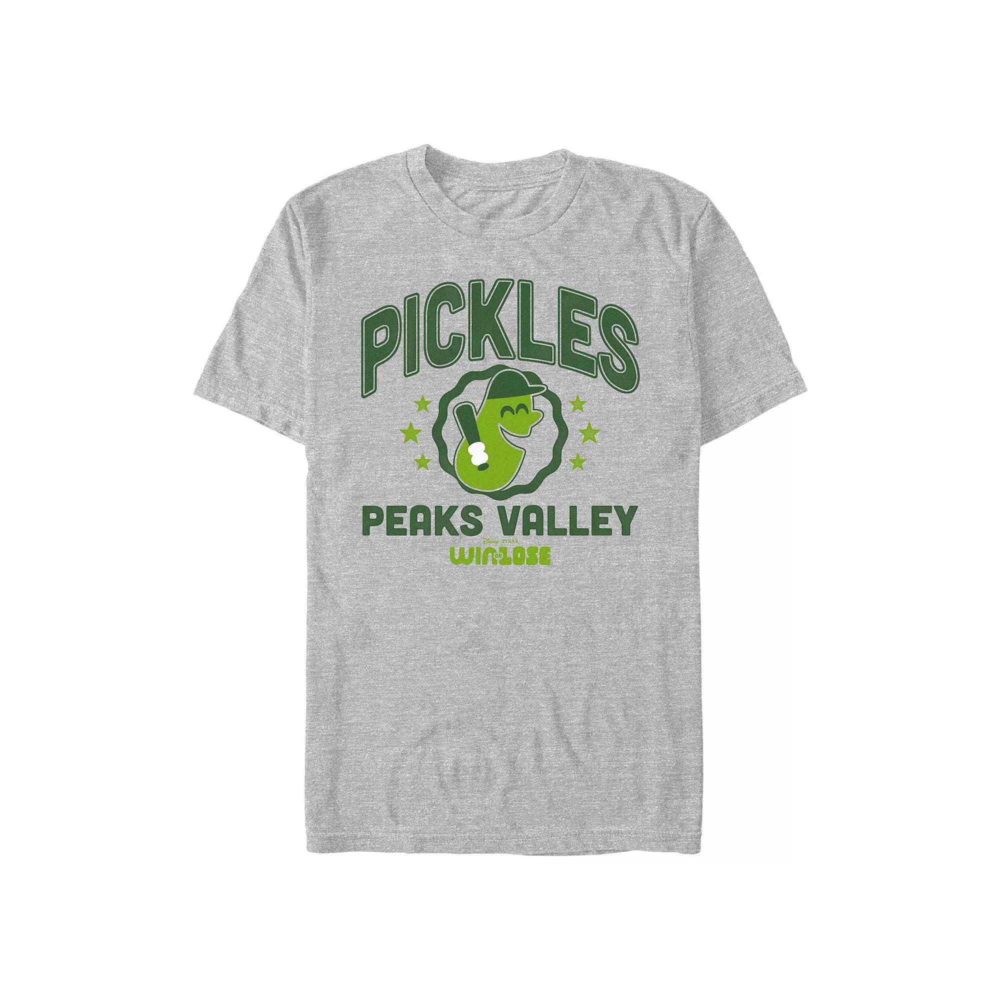 Men's Win Or Lose Pickles Peaks Valley Graphic Tee, Size: 3XL Tall, Athletic Grey Product Image