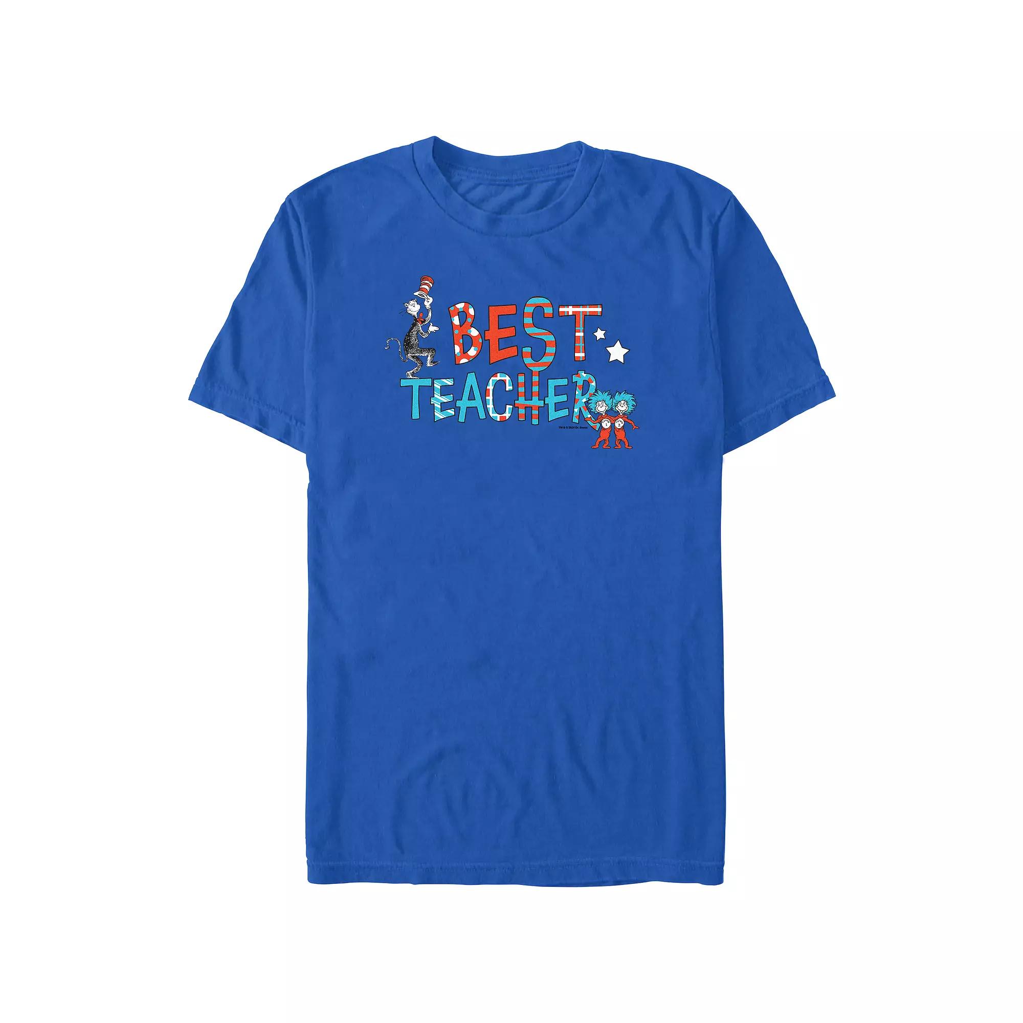 Men's Dr. Seuss Best Teacher Graphic Tee,  Product Image