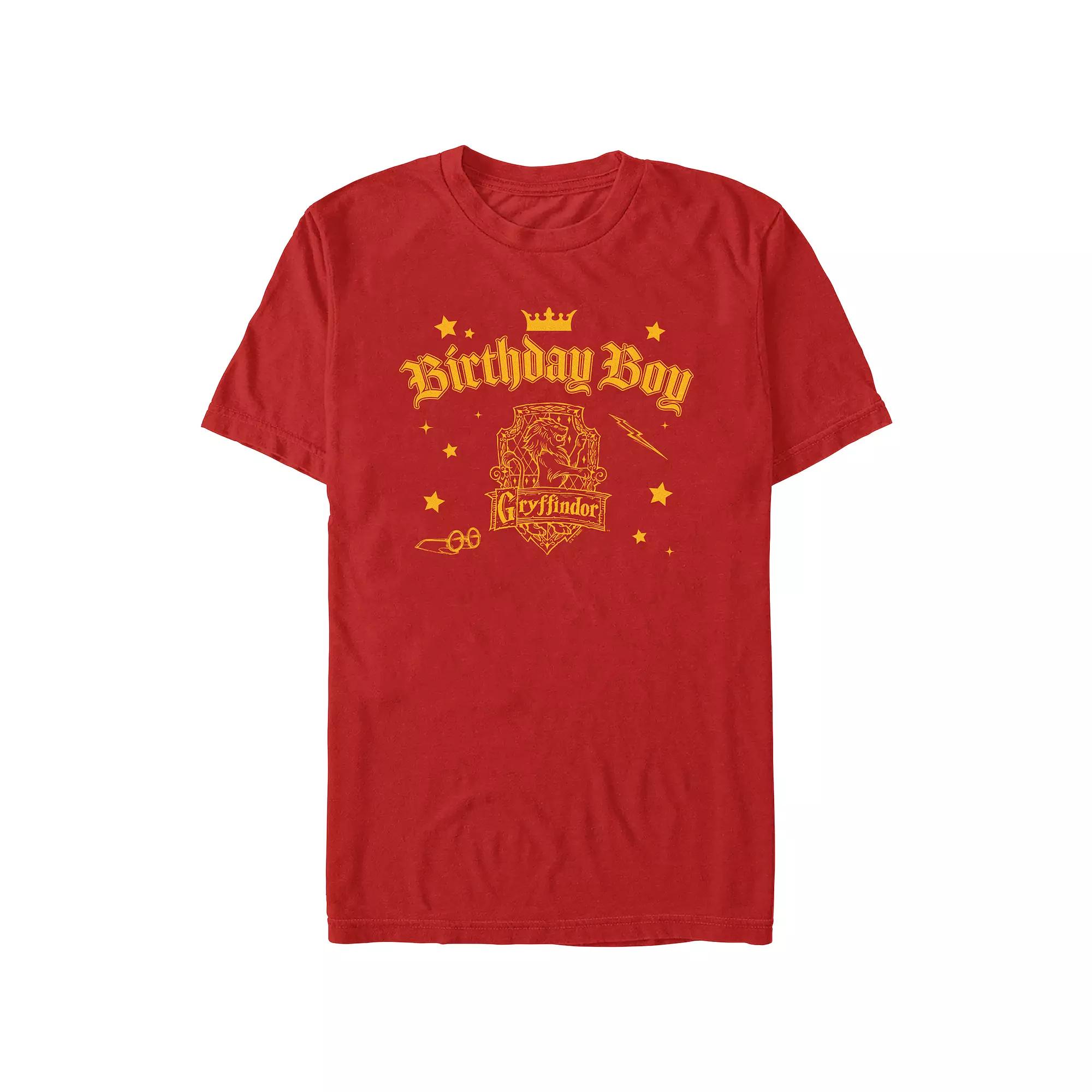 Men's Harry Potter Gryffindor Birthday Boy Graphic Tee,  Product Image