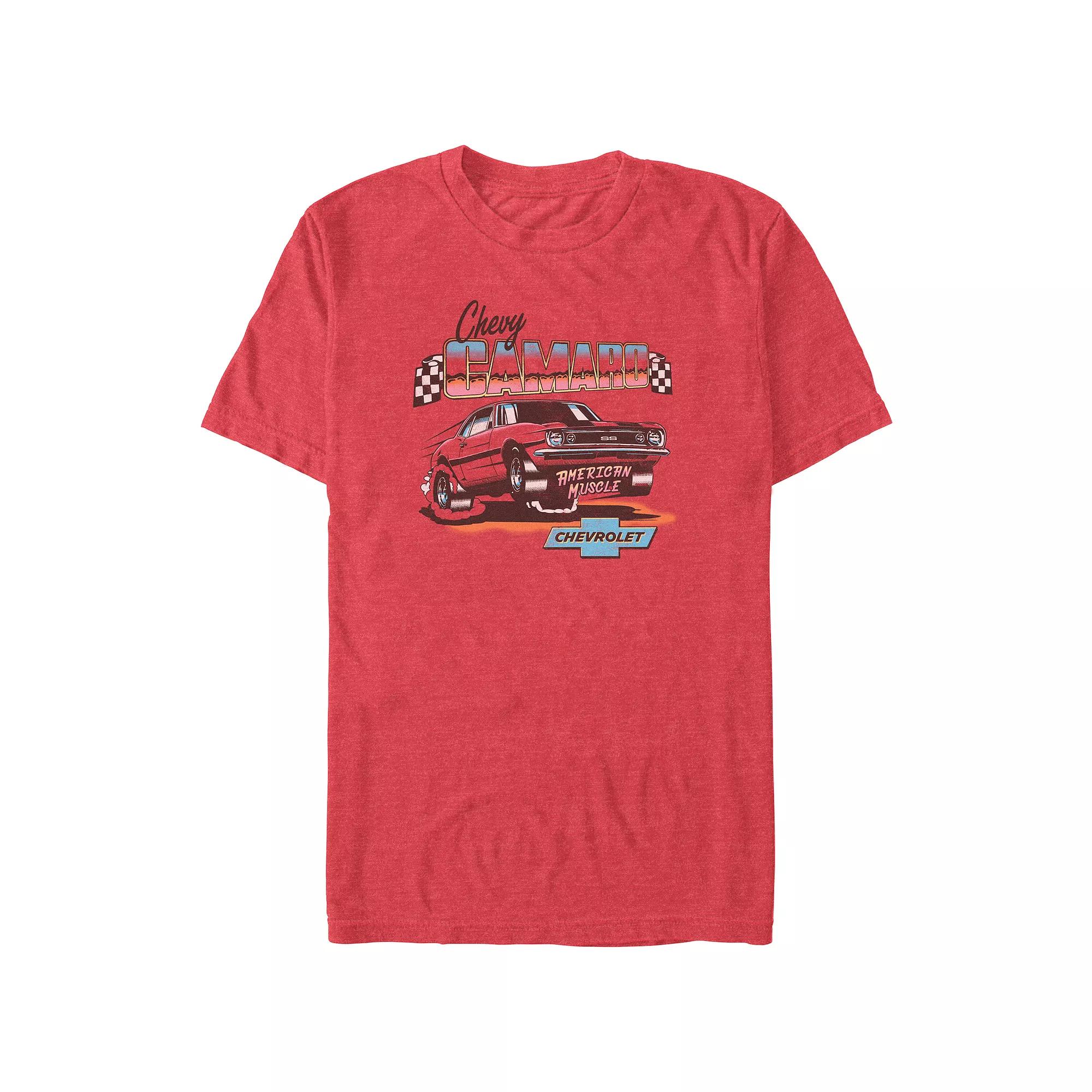 Big & Tall Chevrolet Chevy Camaro American Muscle Graphic Tee, Men's,  Product Image