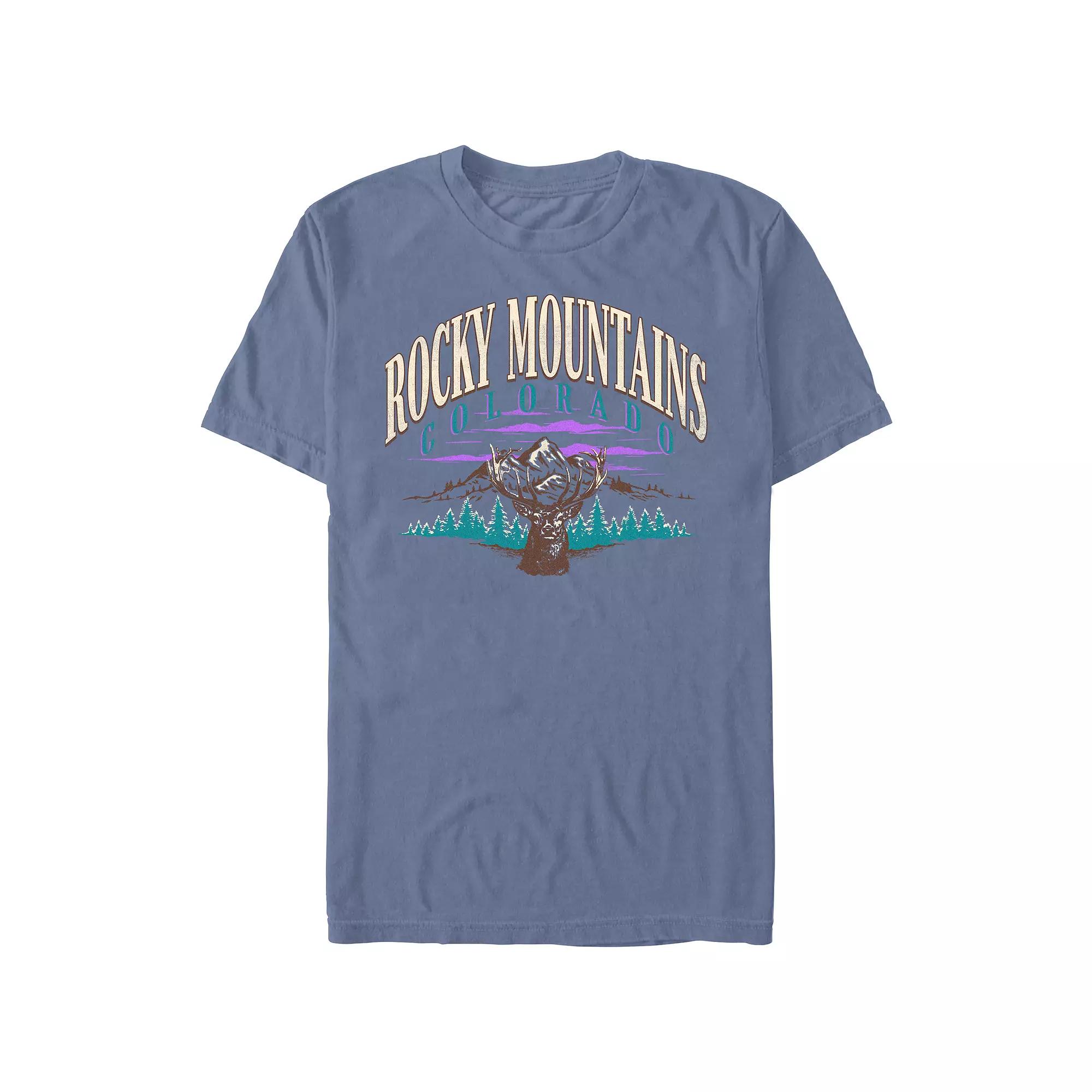 Men's Comfort Colors® Rocky Mountains Colorado Graphic Tee,  Product Image