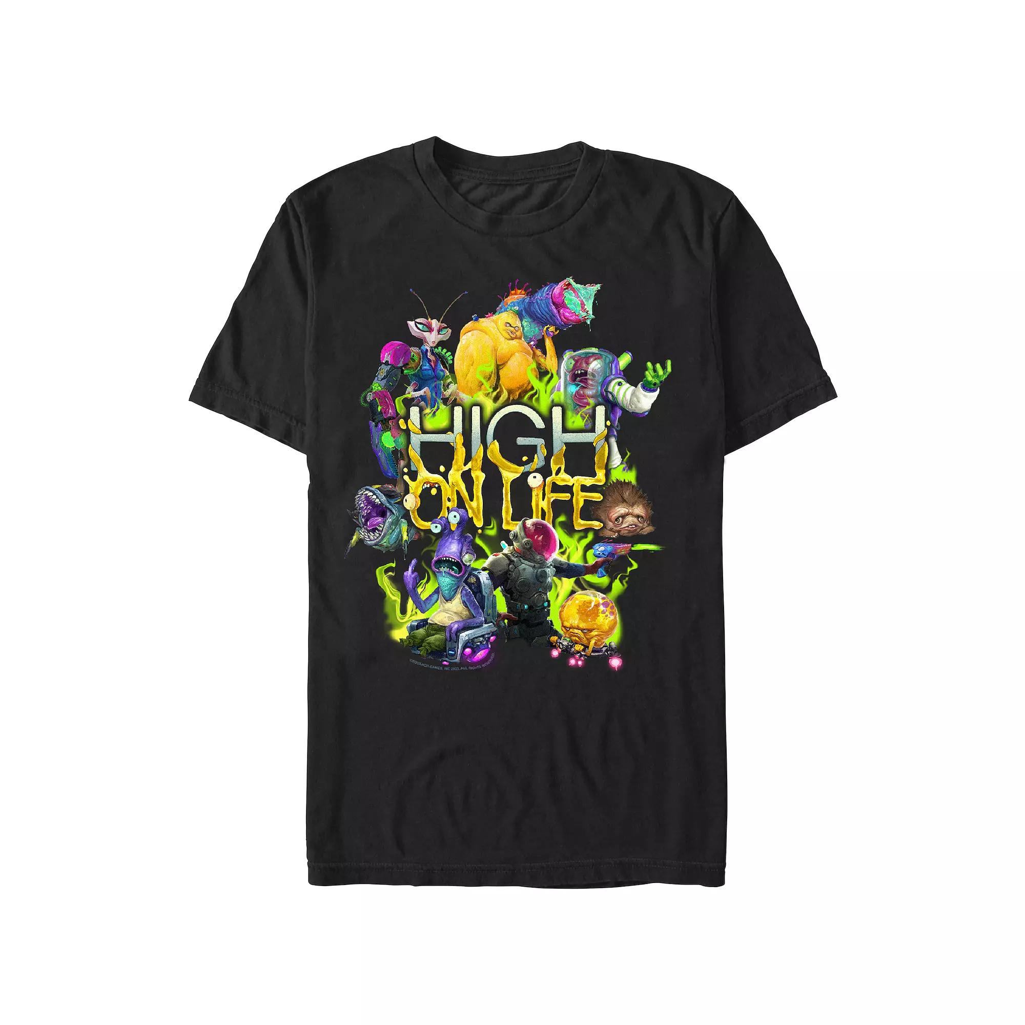 Men's High On Life Monsters Group Graphic Tee,  Product Image