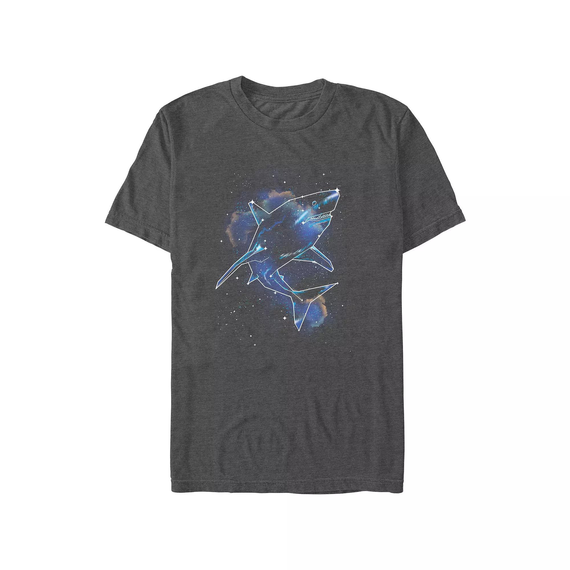 Men's Shark Galaxy Graphic Tee,  Product Image