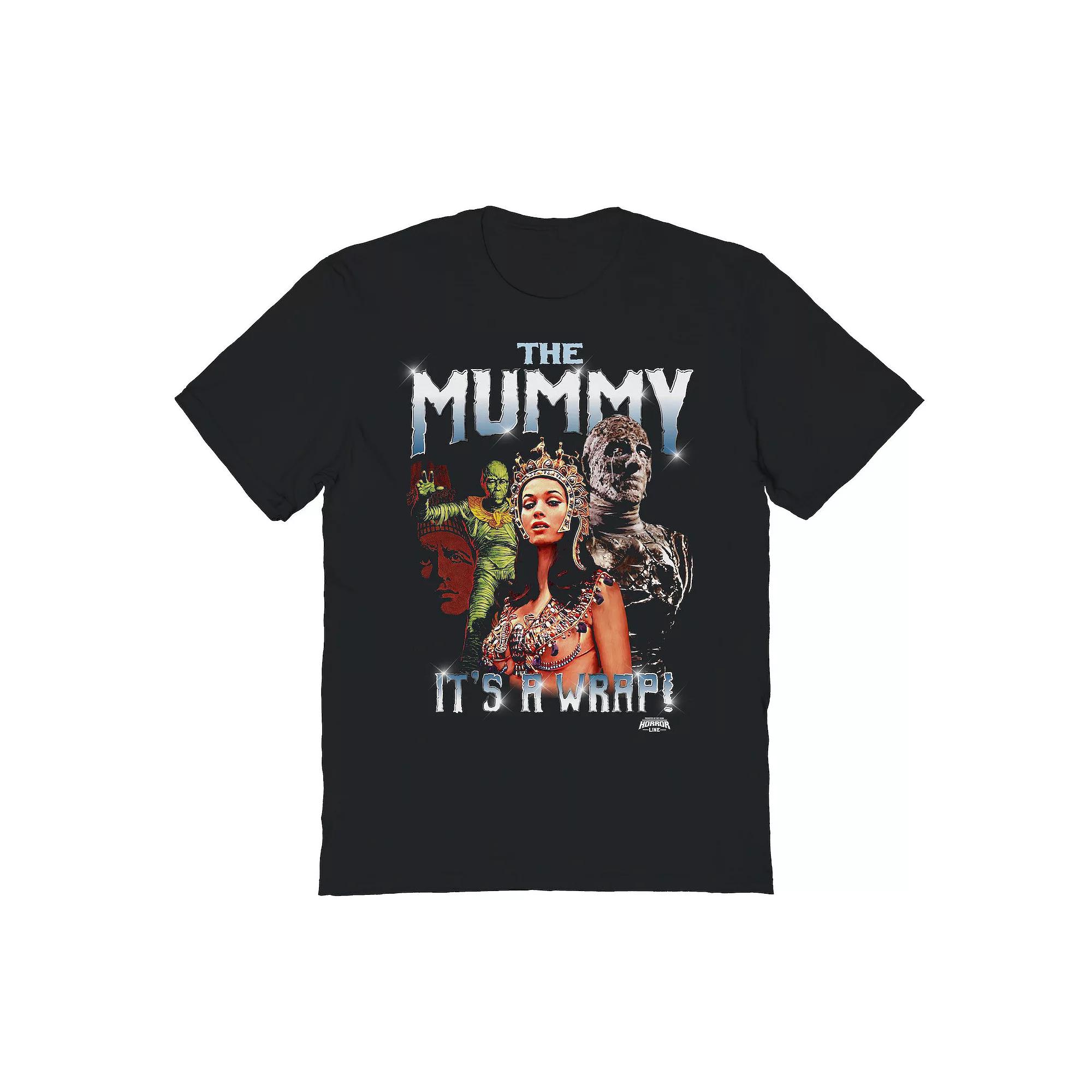 Men's The Mummy Wrapped Horror Graphic Tee, Size: Small, Black Product Image