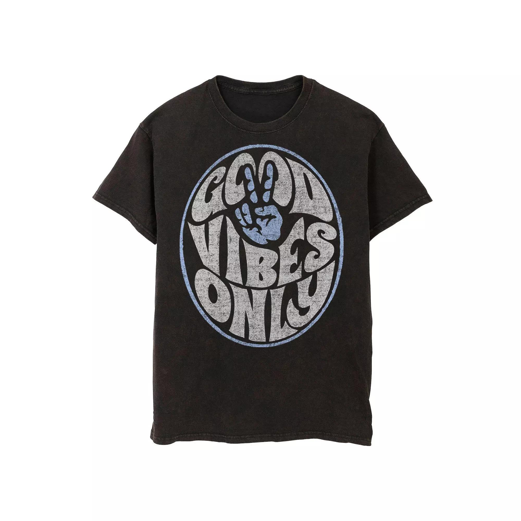 Men's Fifth Sun Good Vibes Only Text Tee,  Product Image
