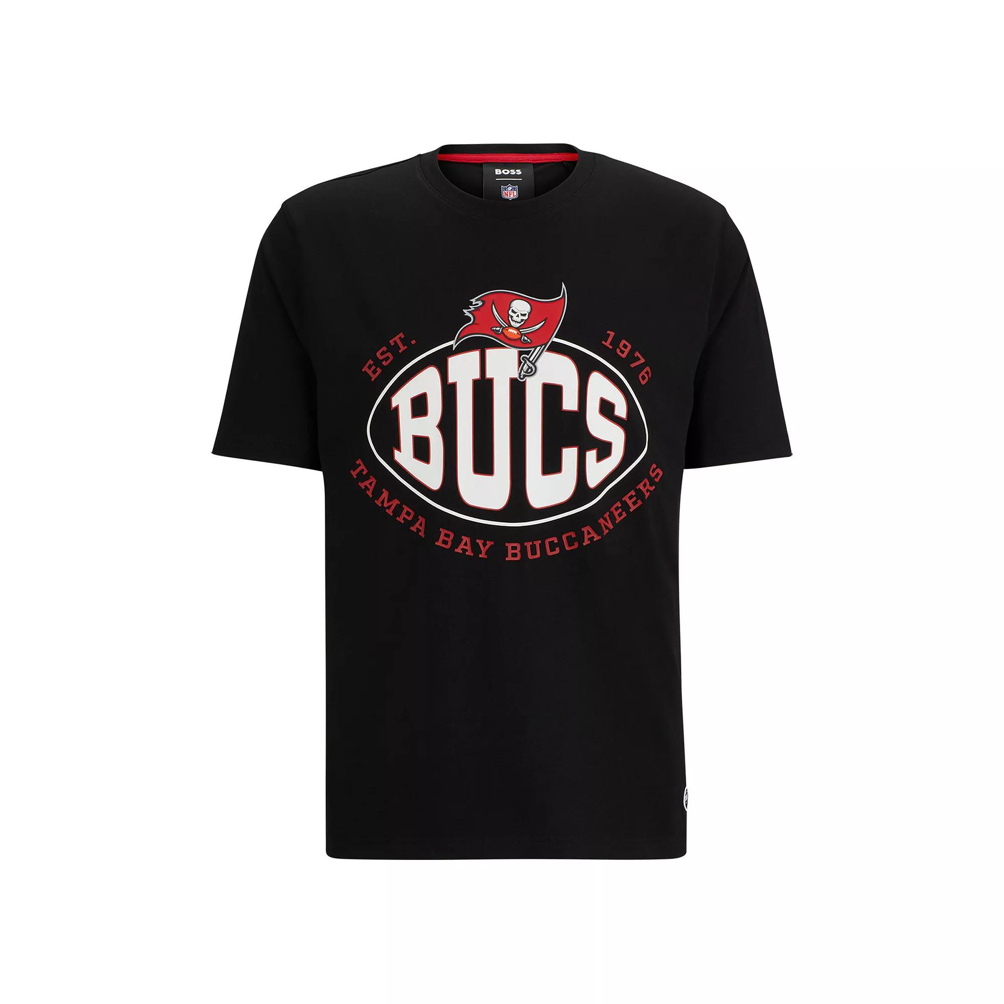 Men's BOSS X NFL Navy New England Patriots Trap T-Shirt,  Product Image