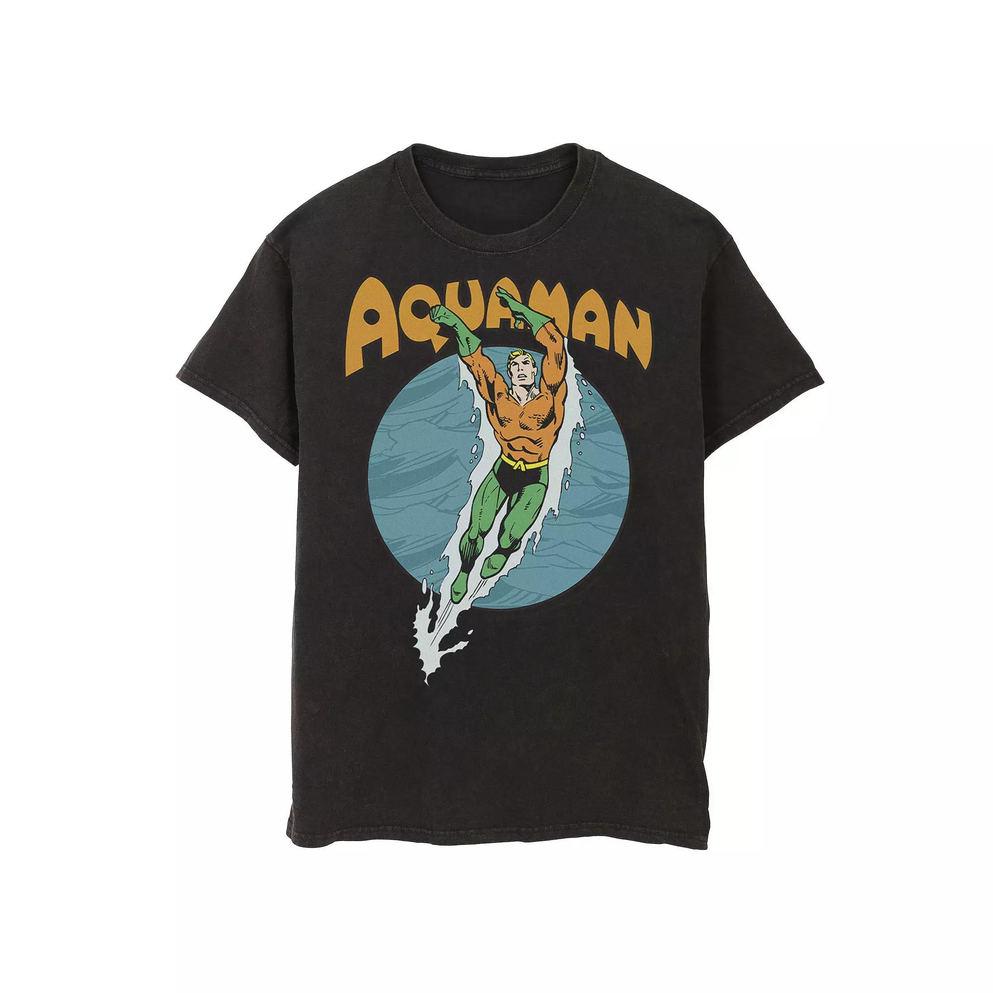 Men's DC Comics Aquaman Swimming Dance Tee,  Product Image