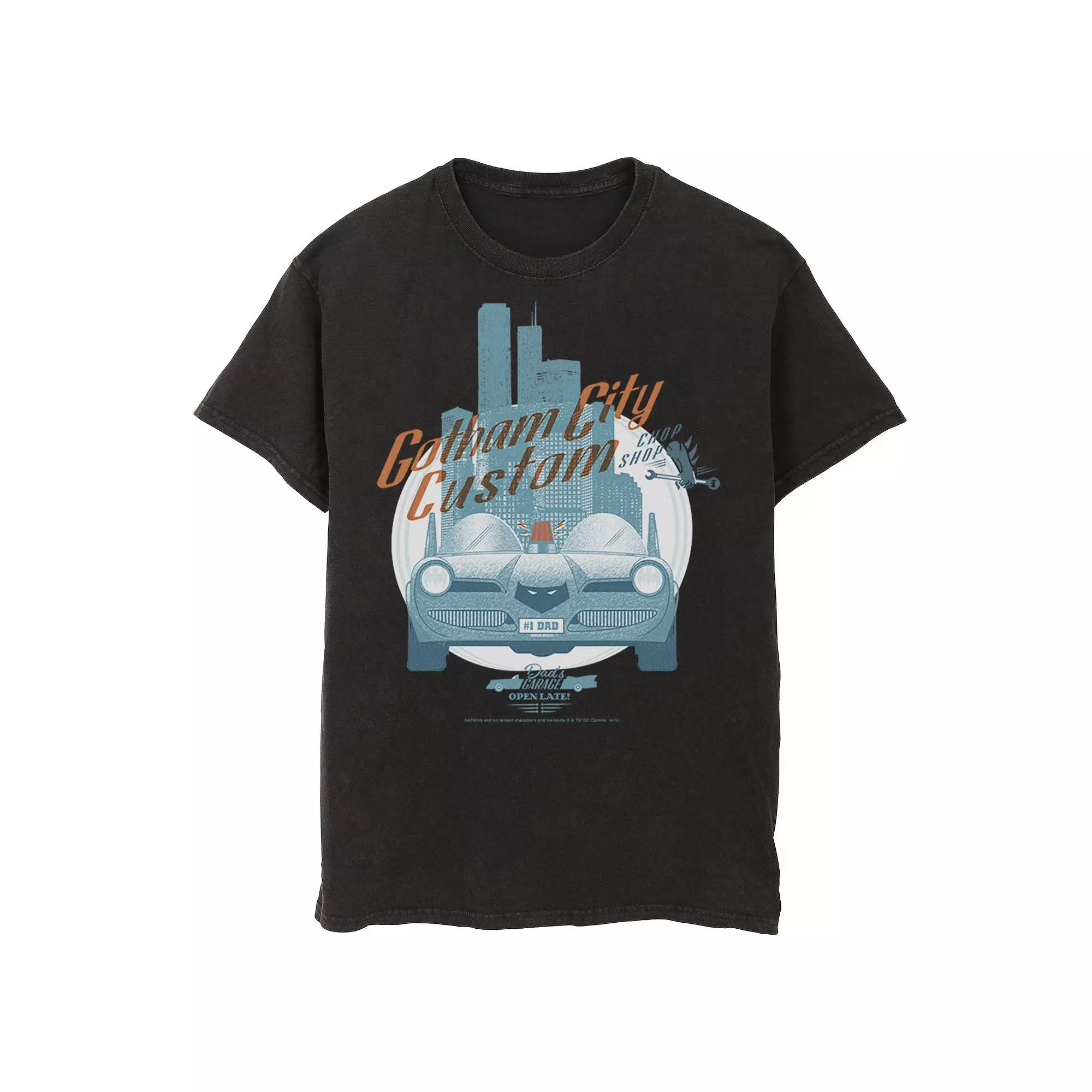 Men's DC Comics Gotham City Customs Shop Poster Tee,  Product Image