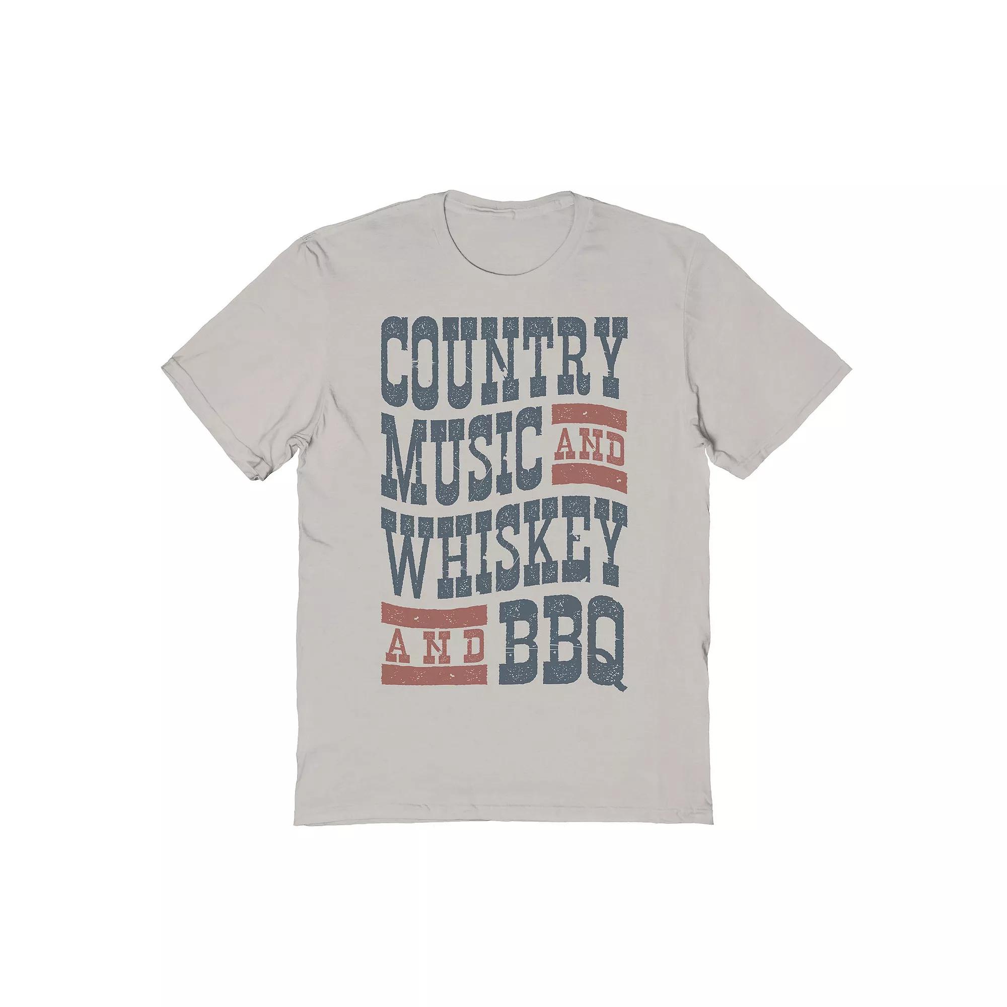 Men's COLAB89 Country Music & BBQ Graphic Tee,  Product Image