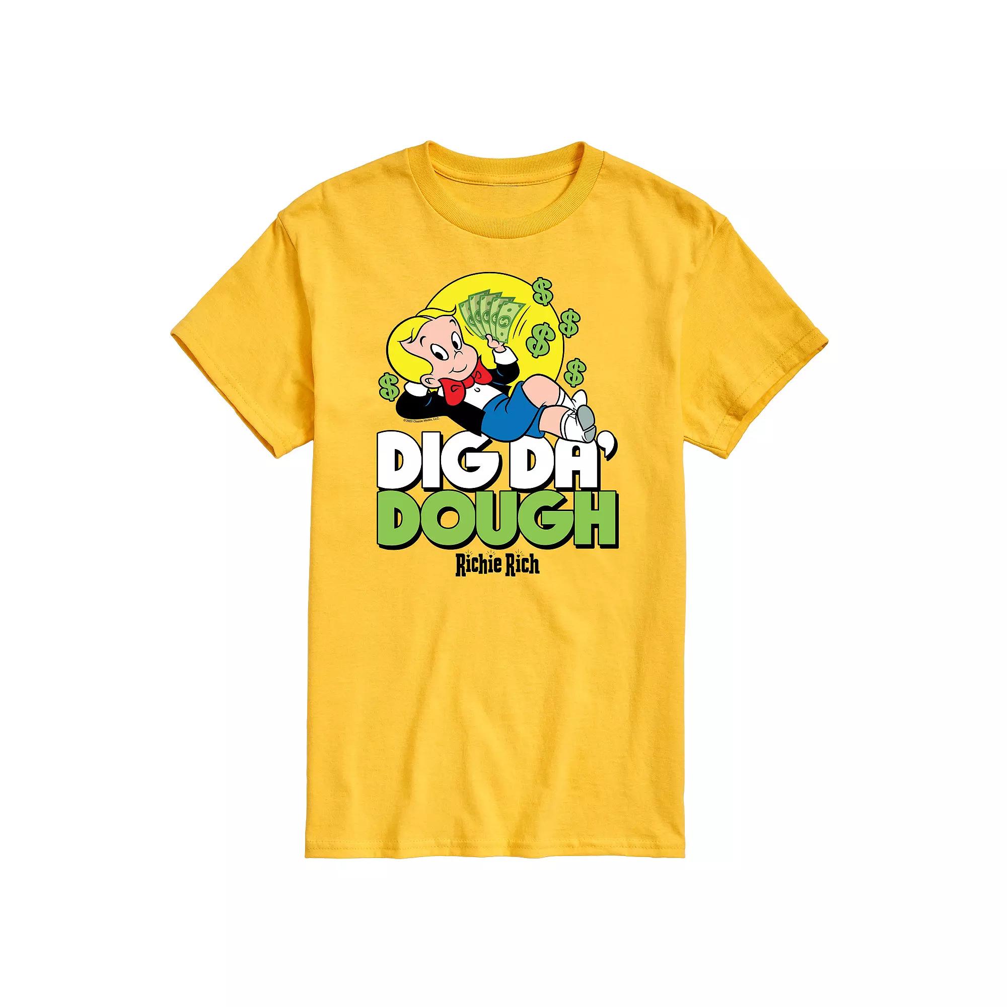 Men's Richie Rich Dig Da' Dough Graphic Tee,  Product Image