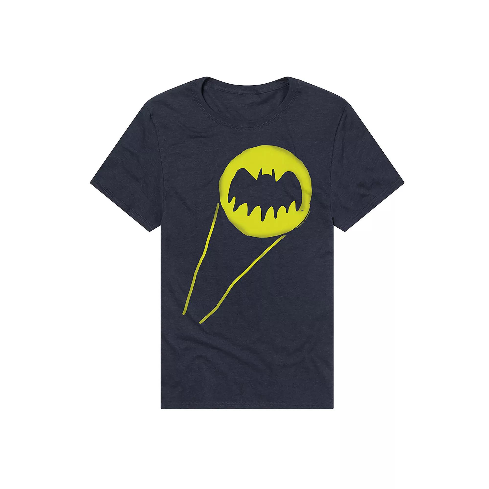 Men's DC Comics Batman Signal Spotlight Graphic Tee, Size: Large, Blue Product Image