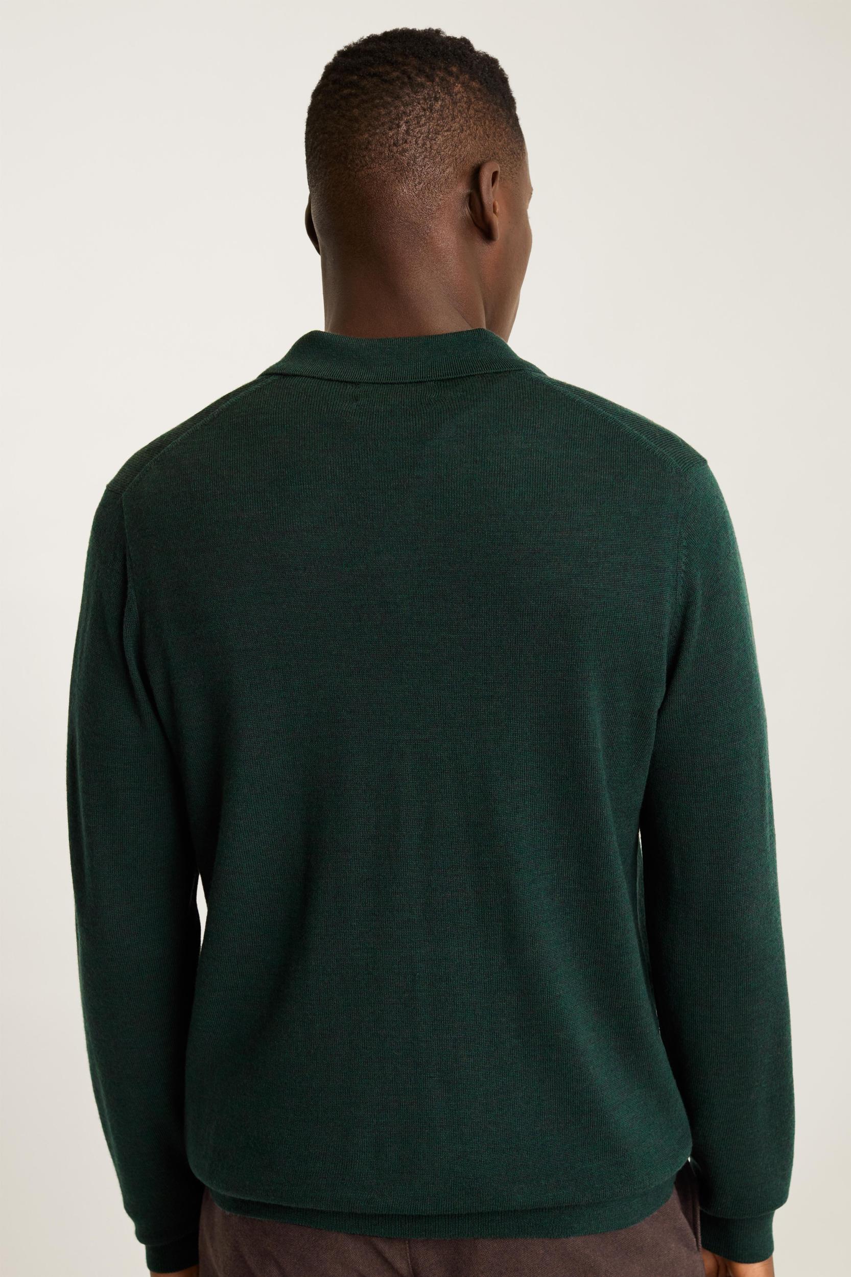 Hudson Long Sleeve Sweater Polo Product Image