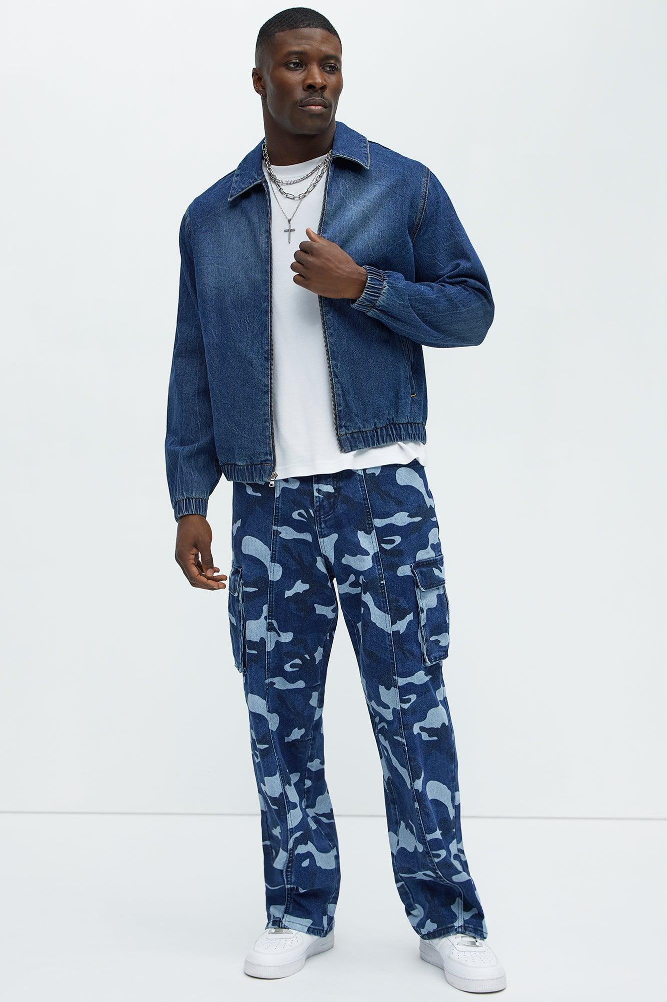 Cargo Camo Baggy Jeans - Camouflage Product Image