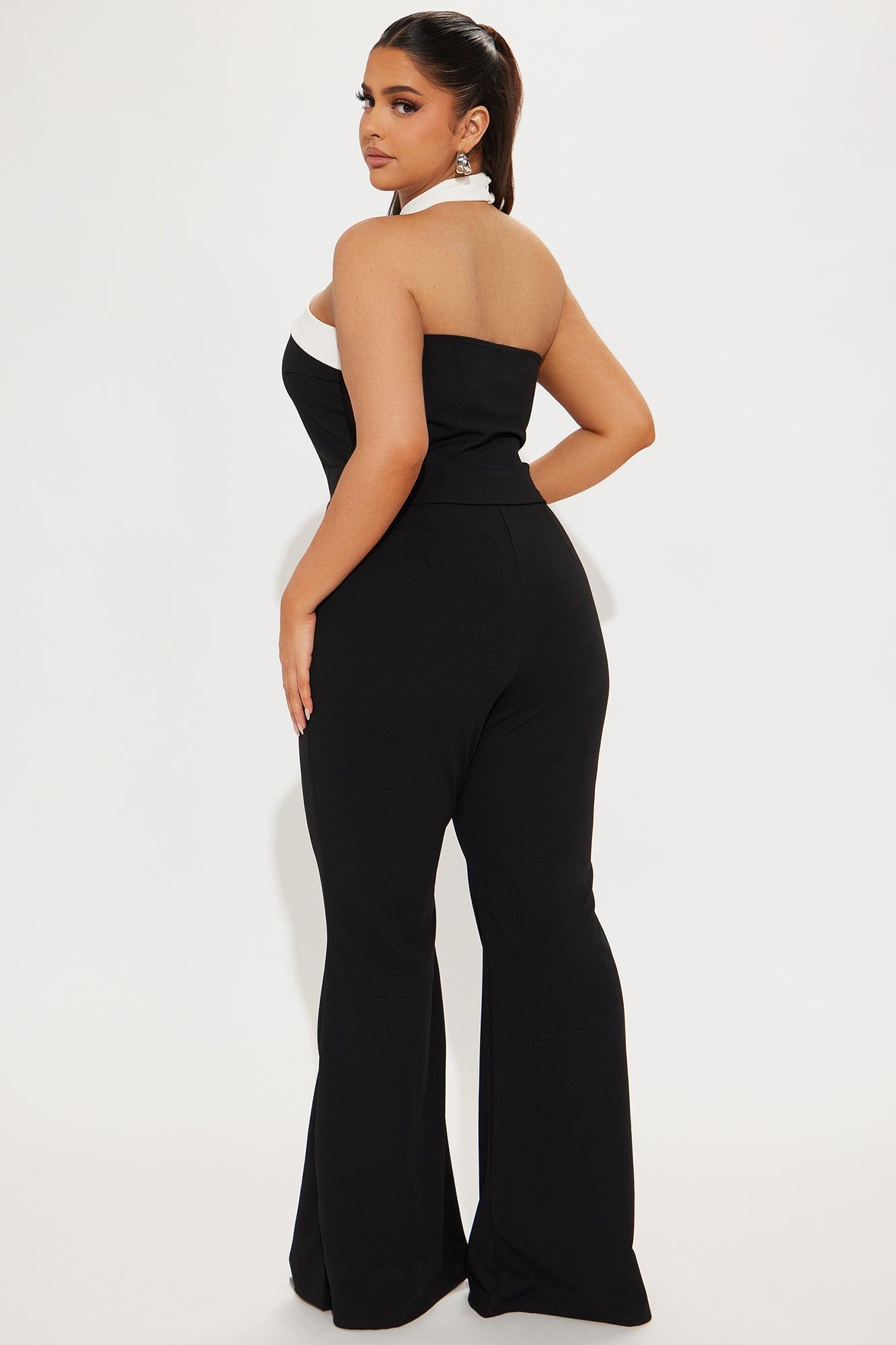 Daya Halter Pant Set  - Black Product Image