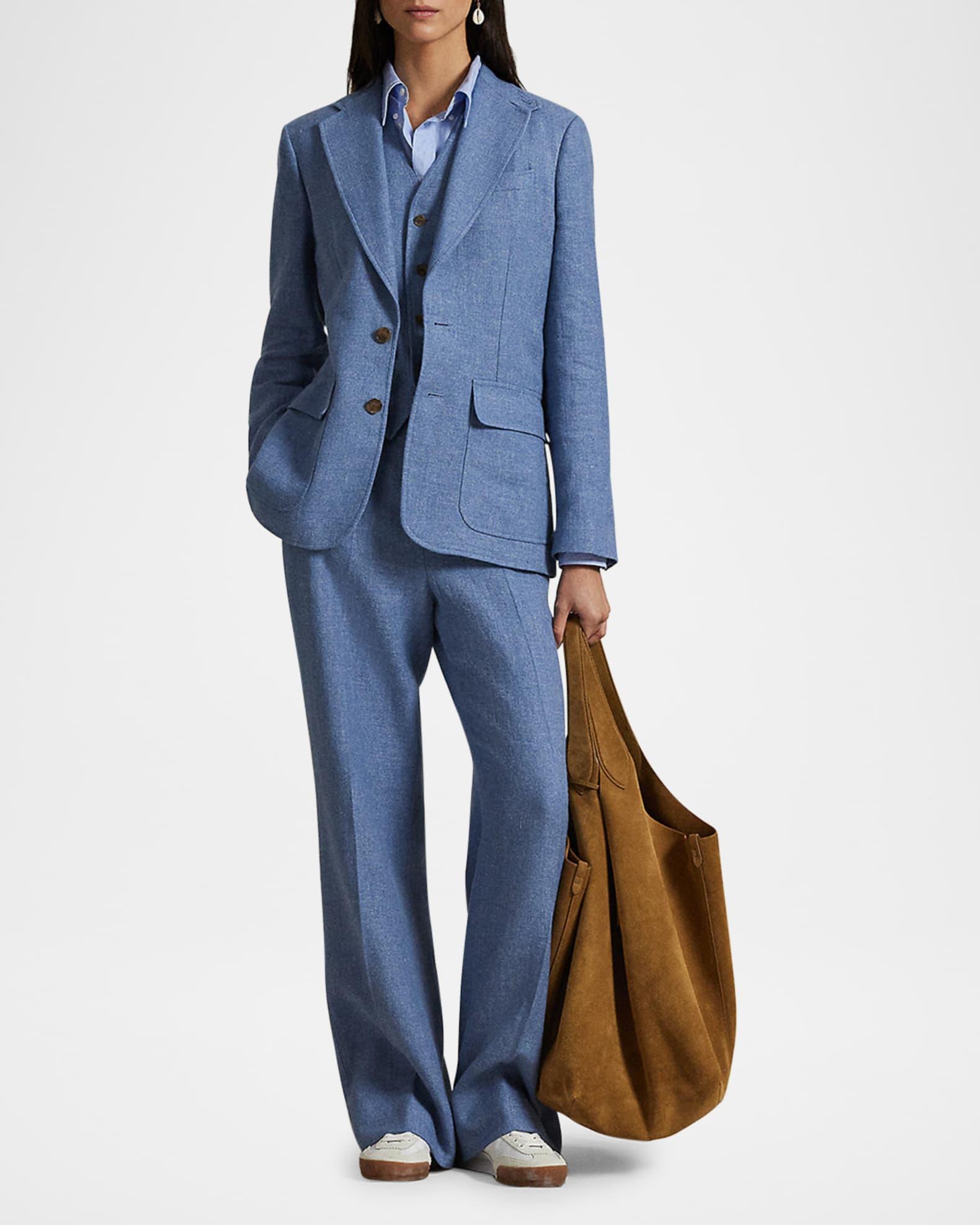 Linen-Cotton Twill Blazer Product Image