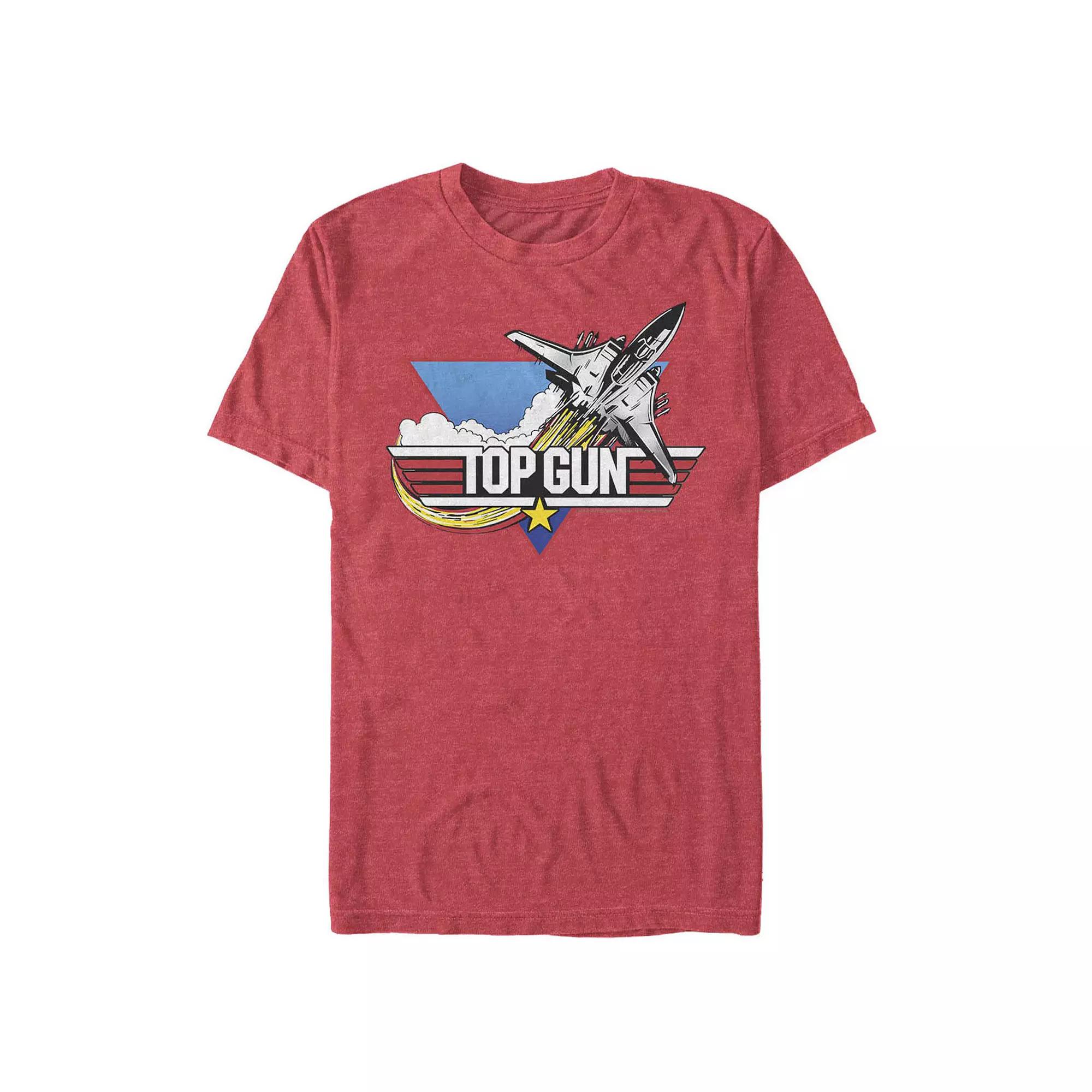 Big & Tall Top Gun Combat Jet Flying Graphic Tee, Men's,  Product Image