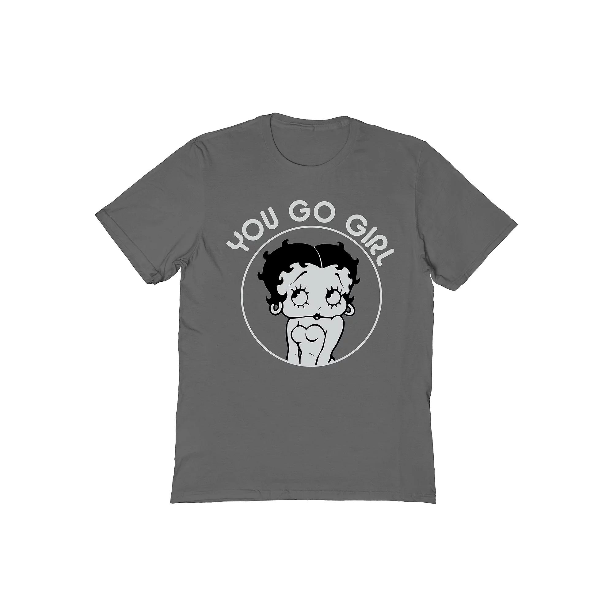 Men's Betty Boop T-Shirt, Size: XL, Red Product Image