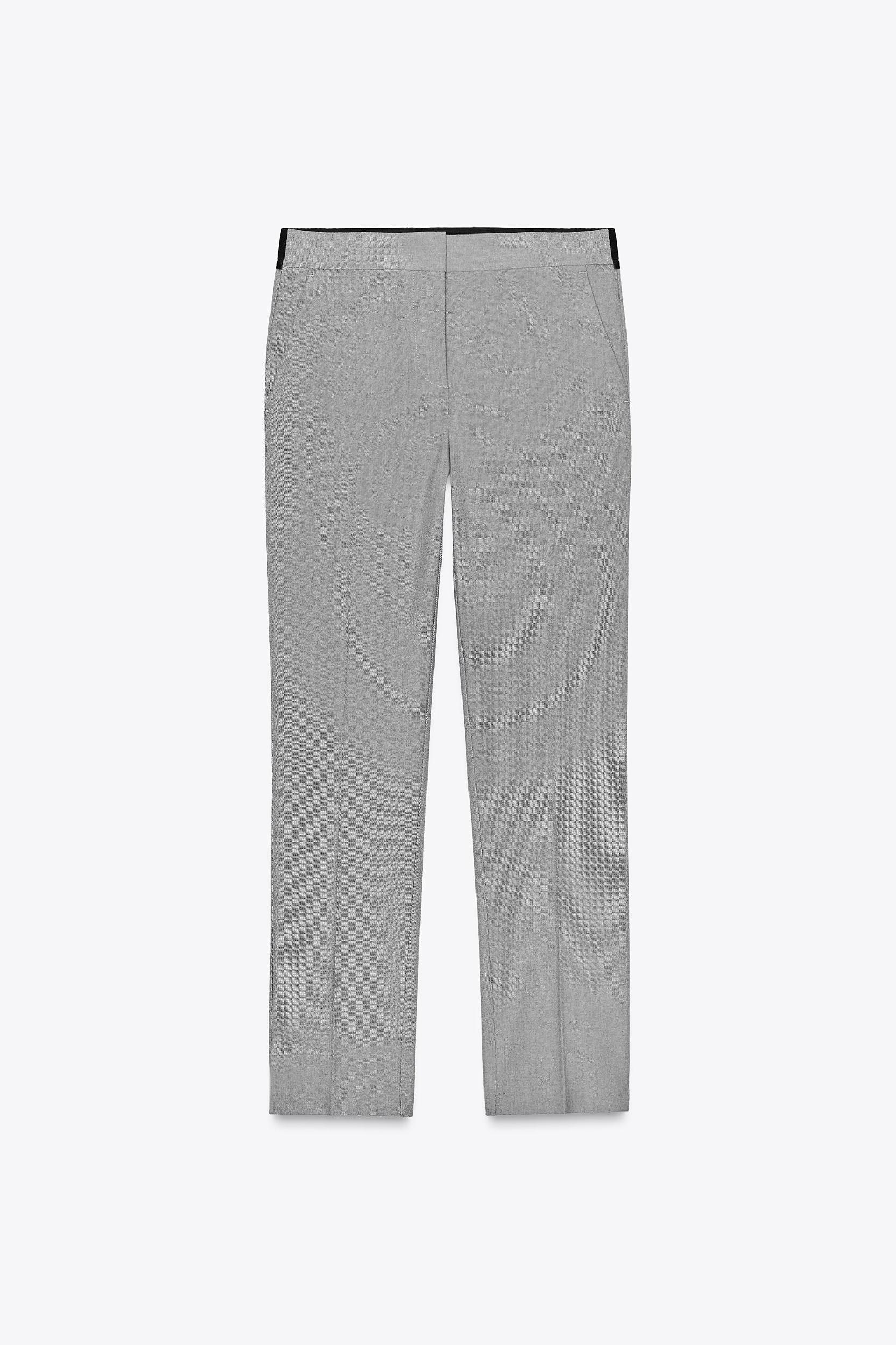 SOFT ANKLE-LENGTH PANTS Product Image
