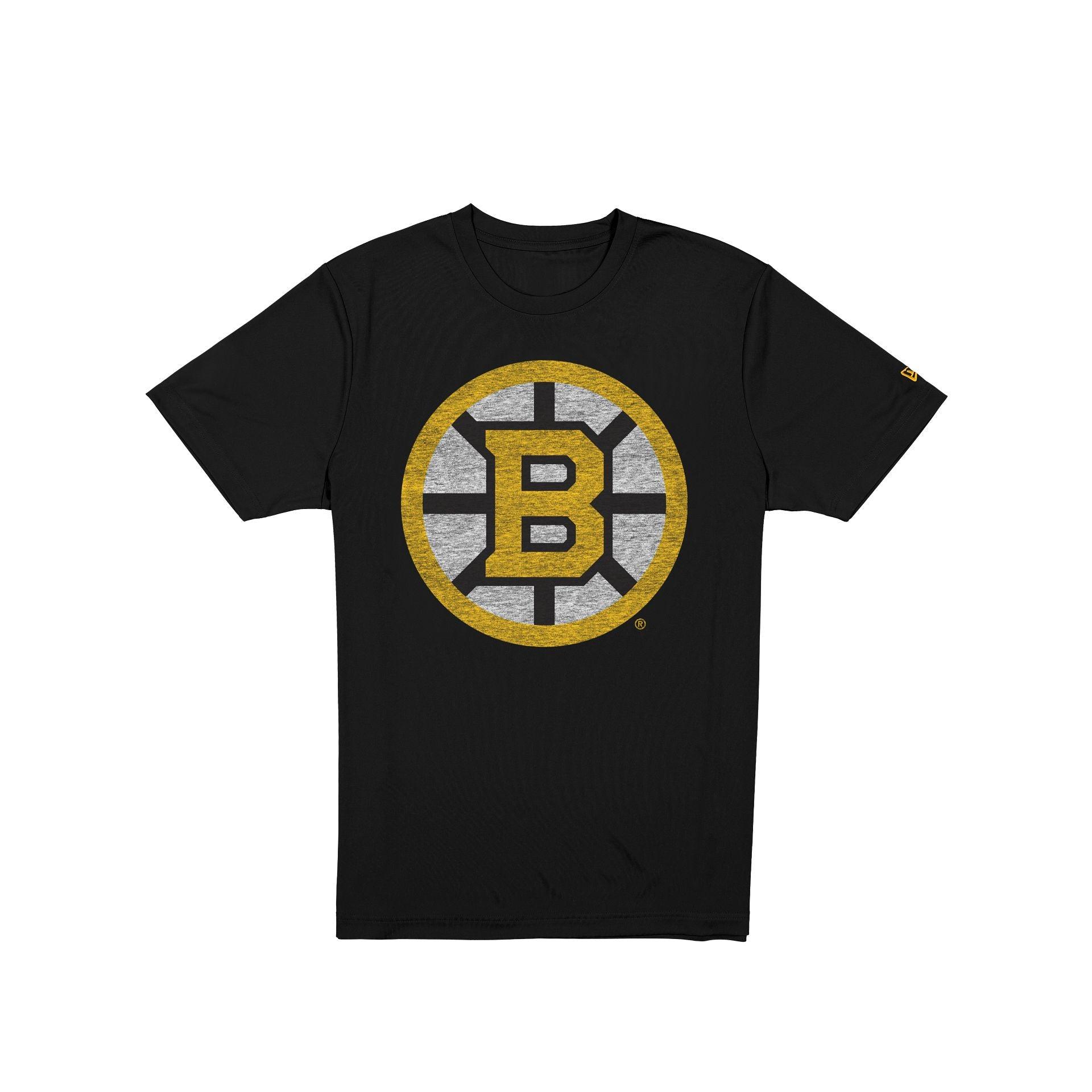 Boston Bruins Wash Logo Short-Sleeve T-Shirt Male Product Image