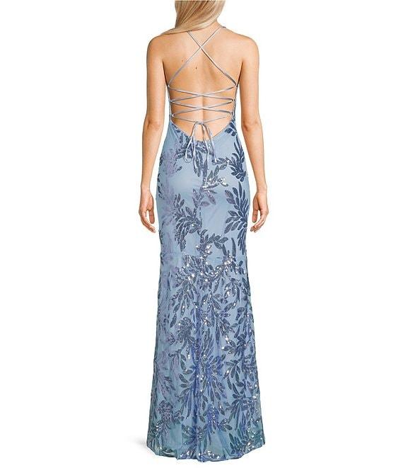 Lulus Fairbrook Sequin Long Dress Product Image